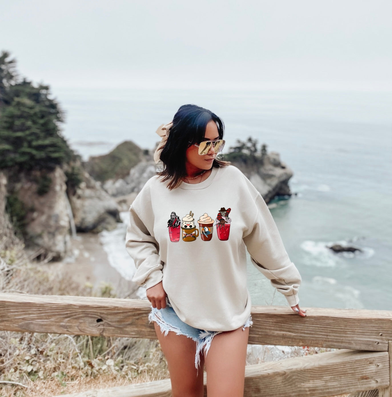 Scary Movie Latte Sweatshirt
