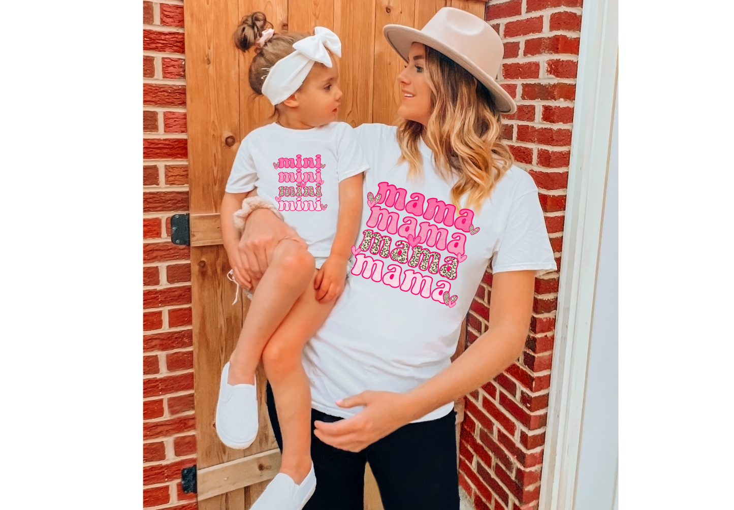 Pink Mama Stacked Tee/Sweatshirt
