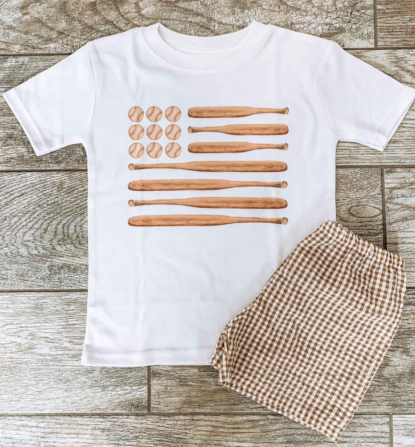 Baseball Flag Tee