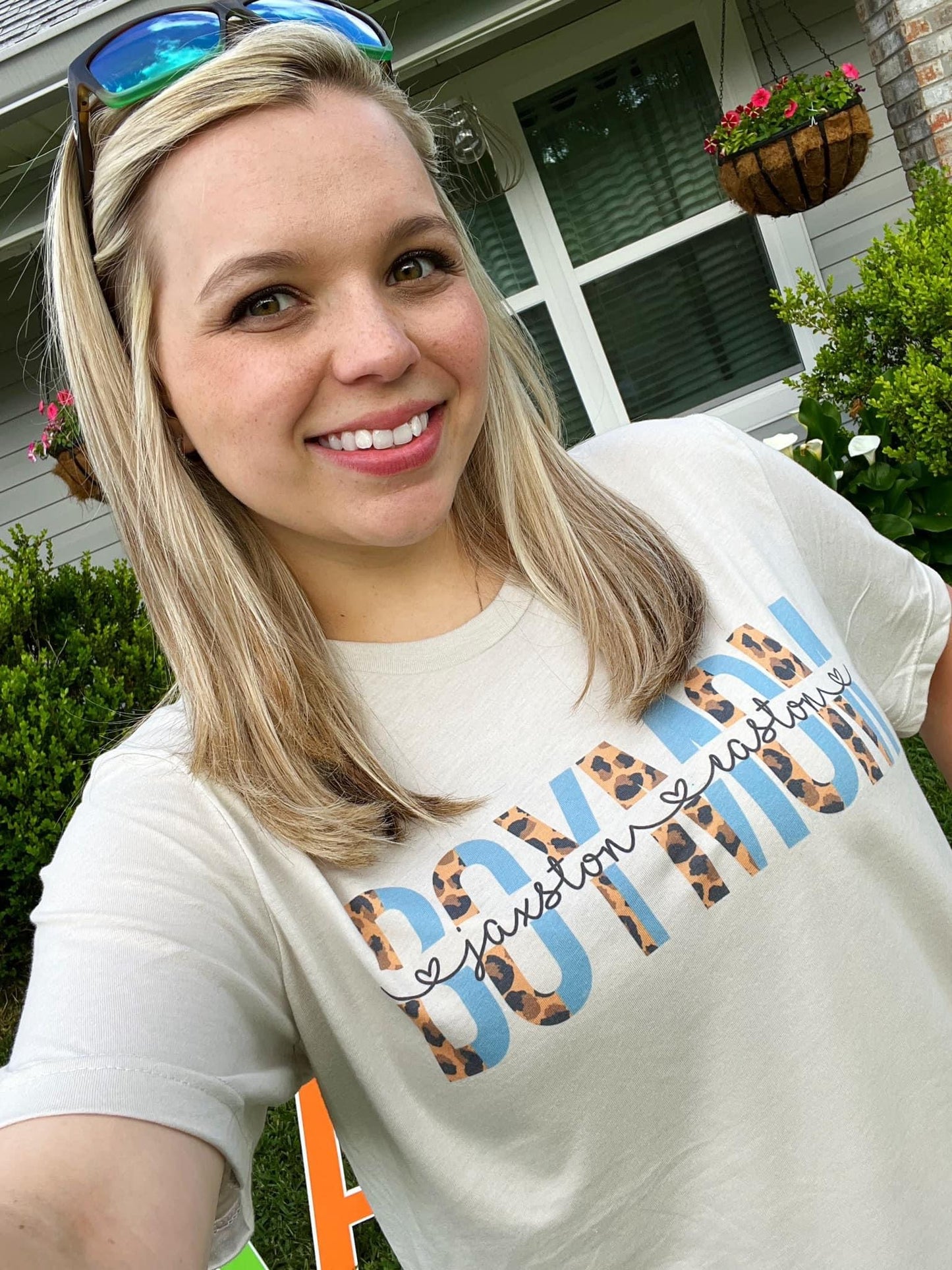Custom Half Leopard Tee