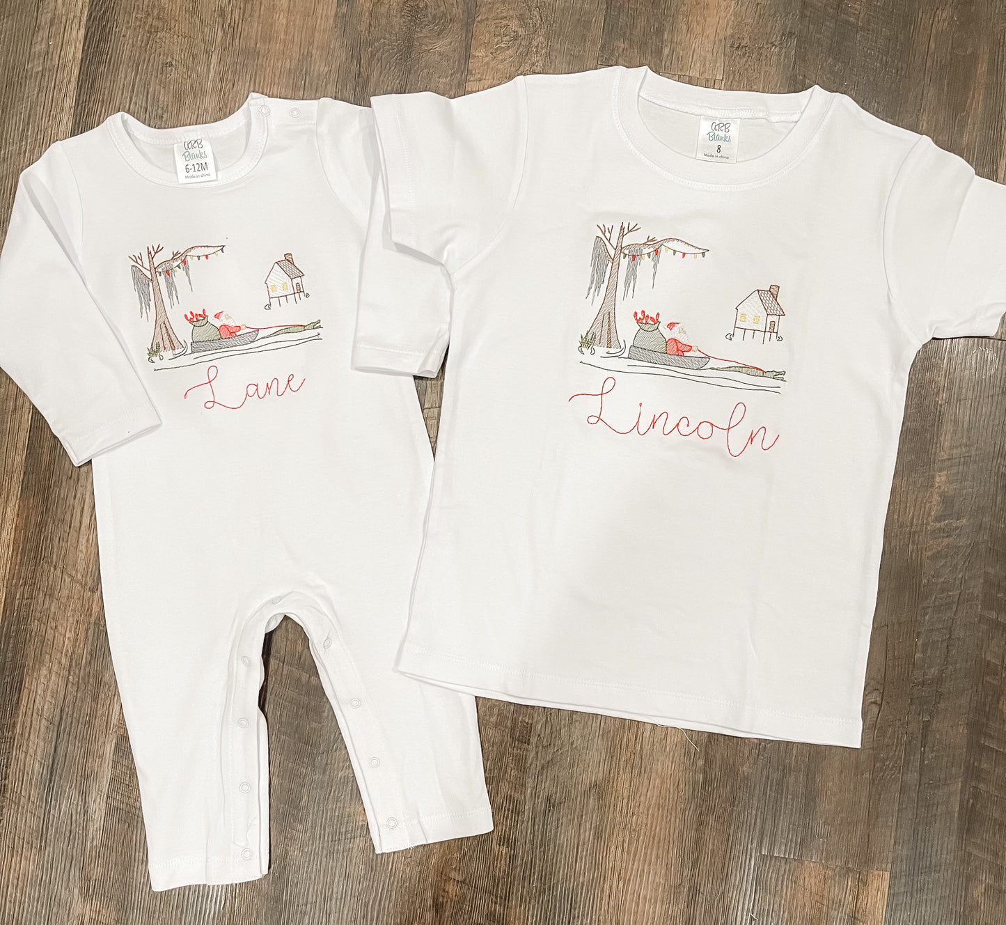 Embroidered Cajun Santa