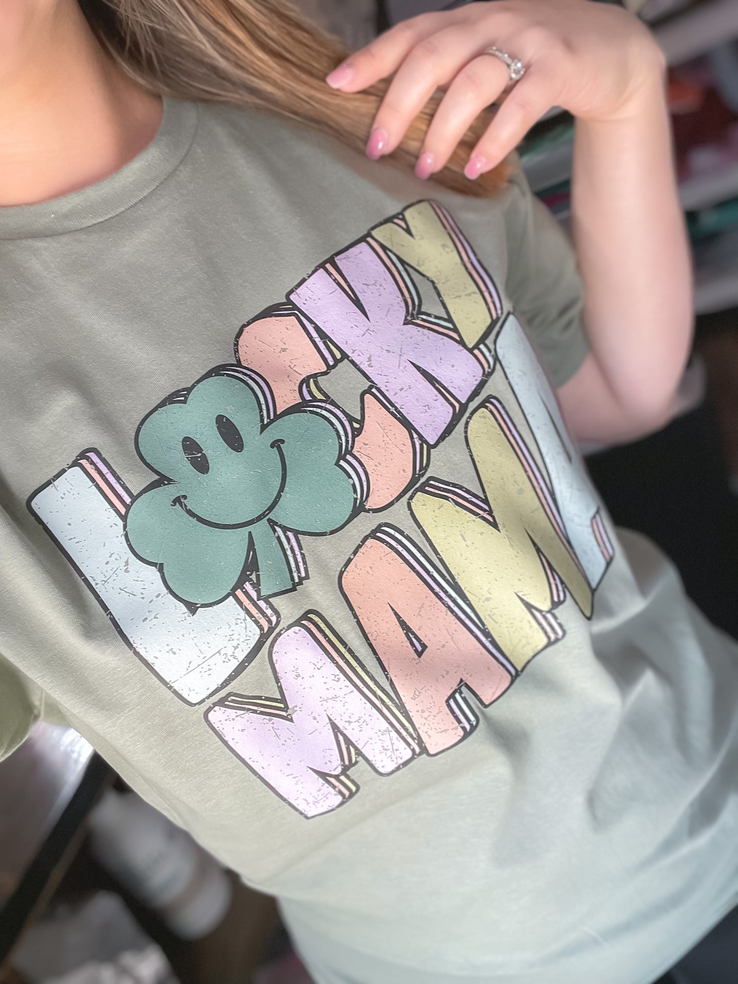 Lucky Mama Tee/Sweatshirt - sublimation