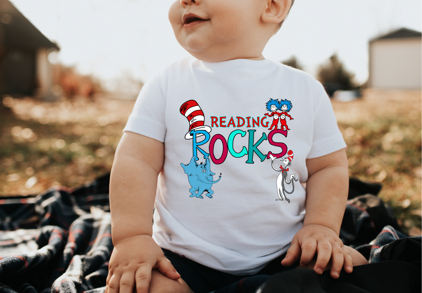 Reading rocks tee