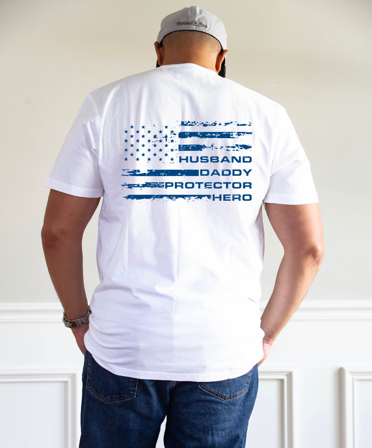 Husband, Daddy, Protector, Hero Tee