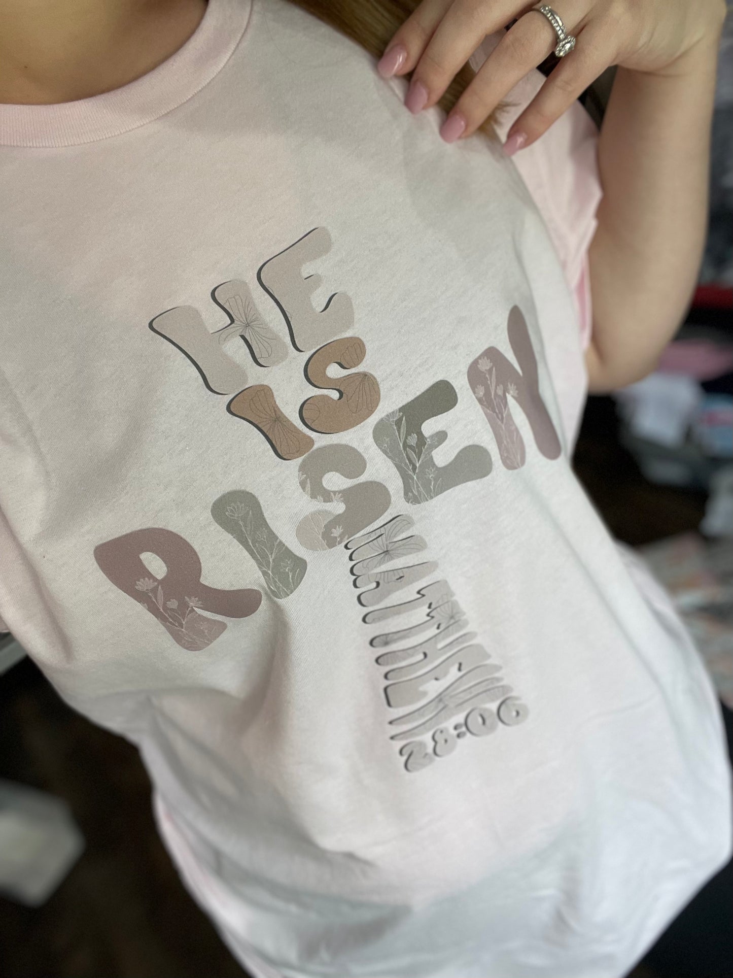 He is Risen Cross Tee