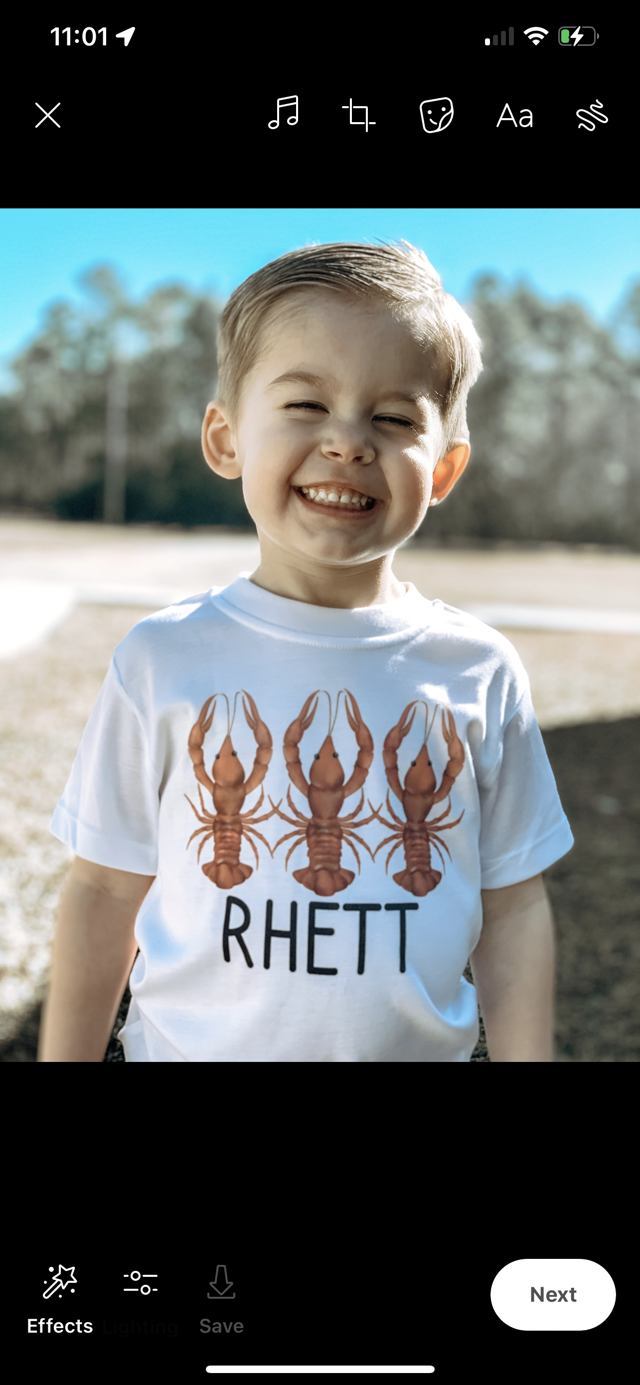 Personalized Crawfish Trio Tee