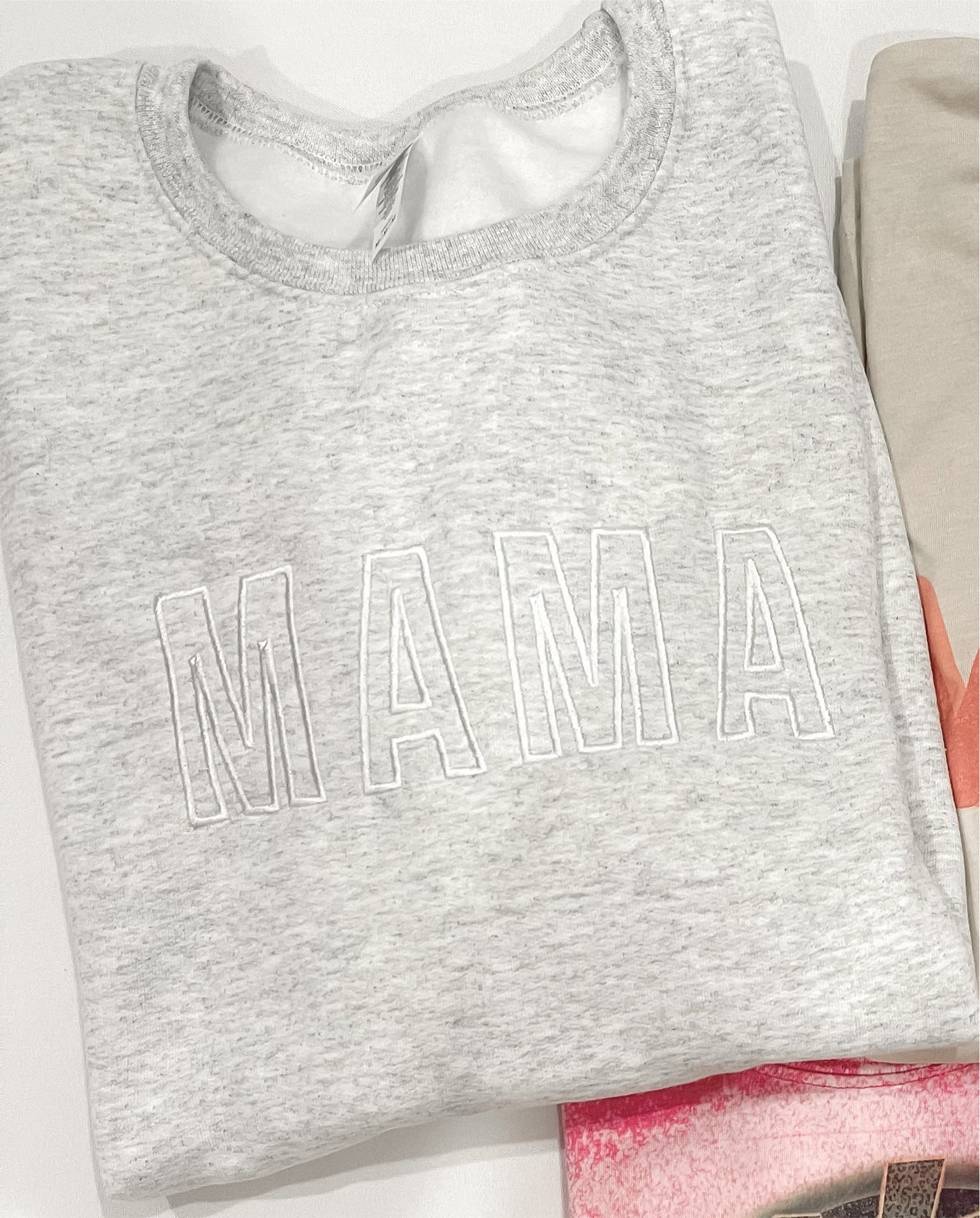 Embroidered Mama Sweatshirt