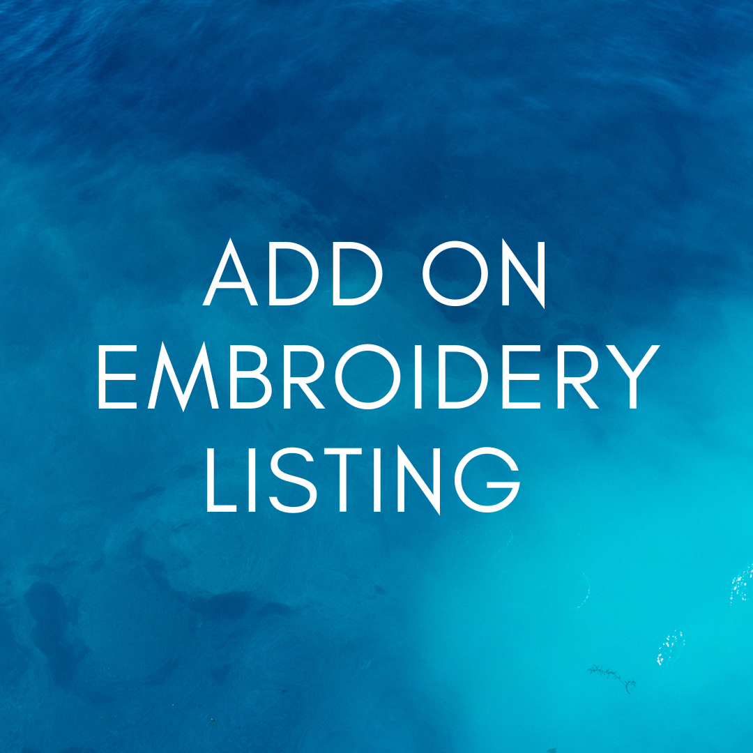 Add on embroidery