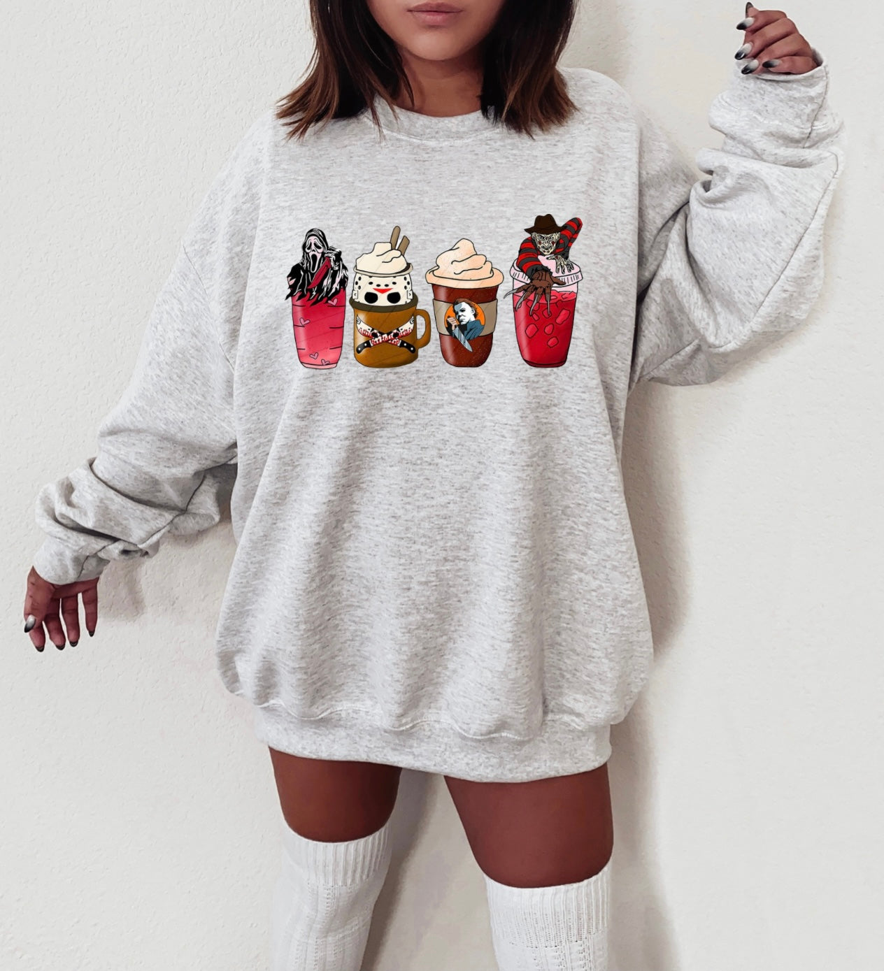 Scary Movie Latte Sweatshirt