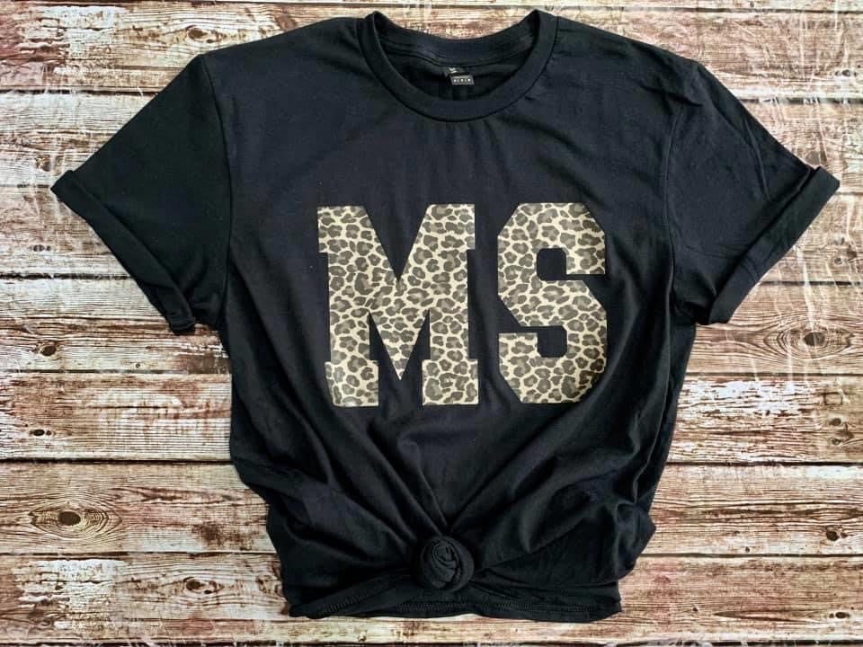 Leopard MS Tee
