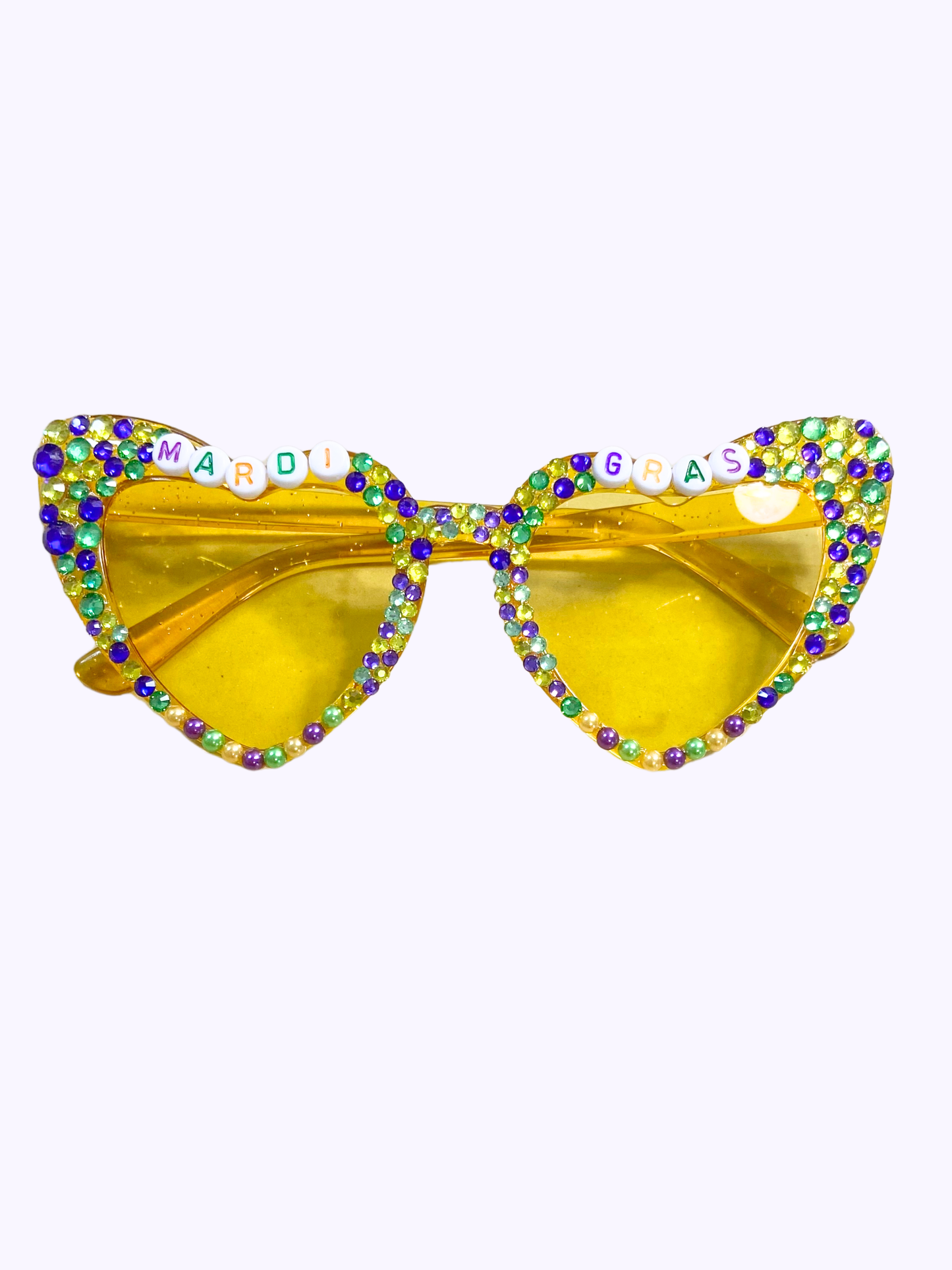 Mardi Gras Jeweled Sunglasses