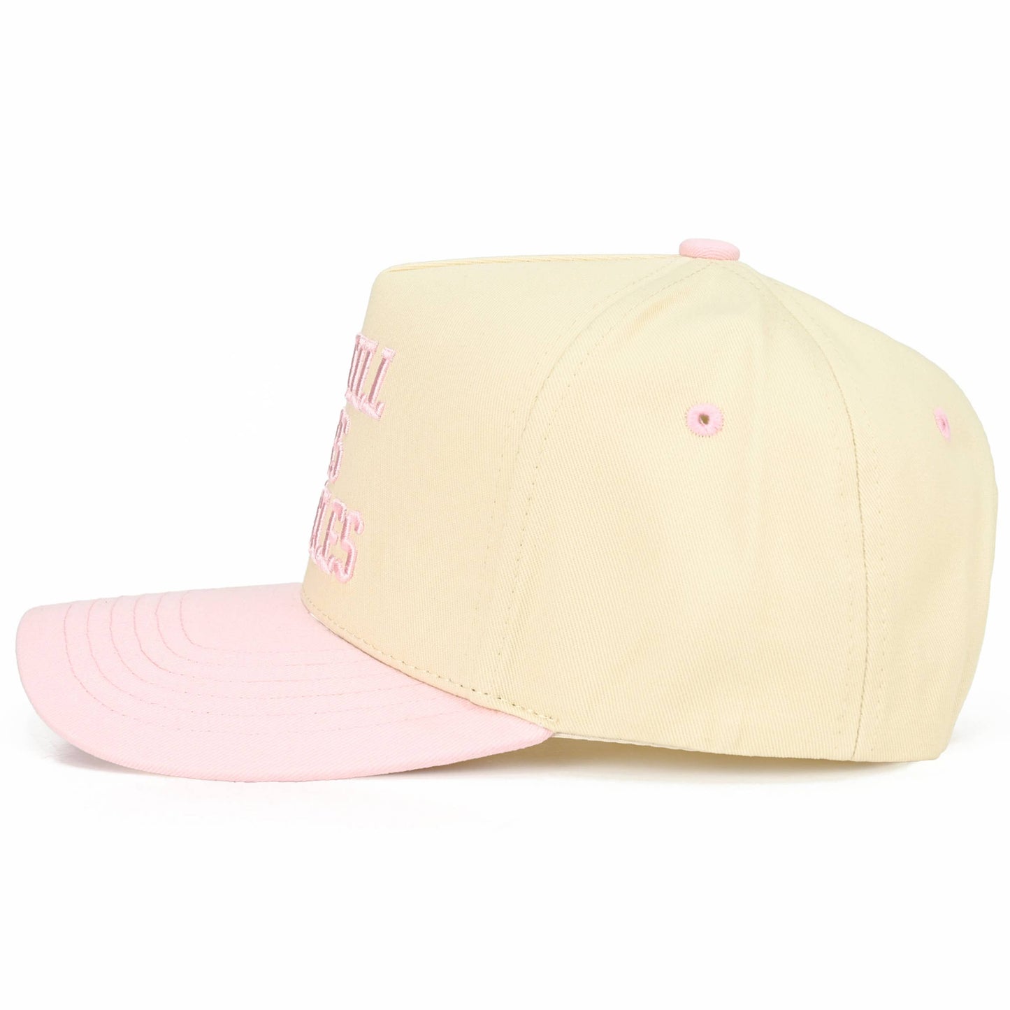 C.C HE STILL DOES MIRACLES Letter Two Tone Trucker Hat