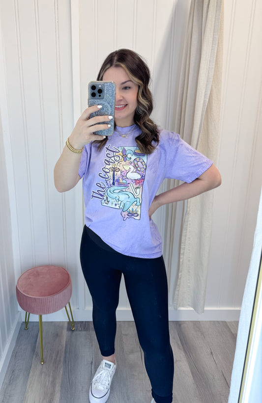 The Coast - MS Mardi Gras Tee / ColorBlast Comfort Colors