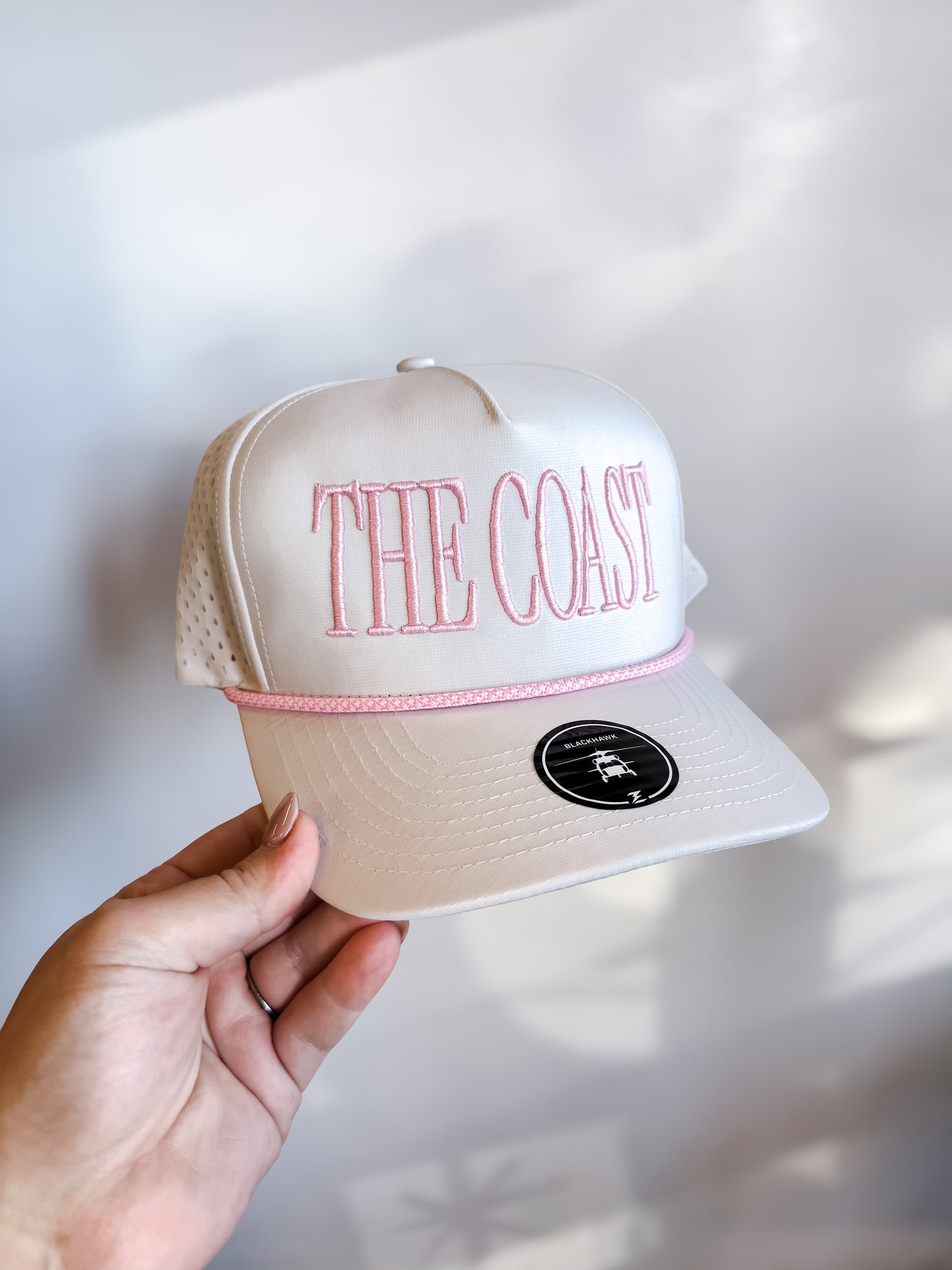 The Coast Embroidered Rope Hat