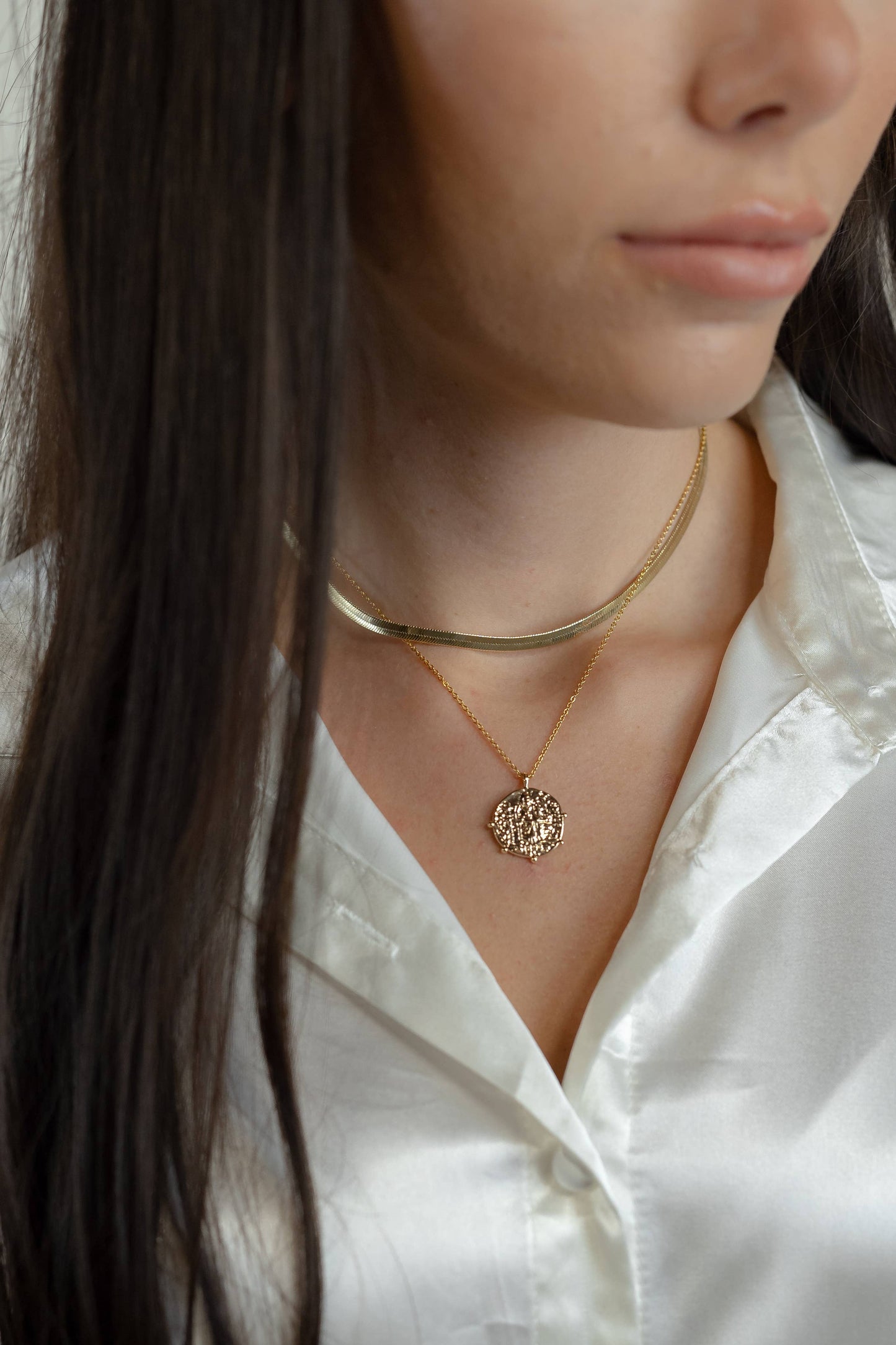Skinny Herringbone Chain
