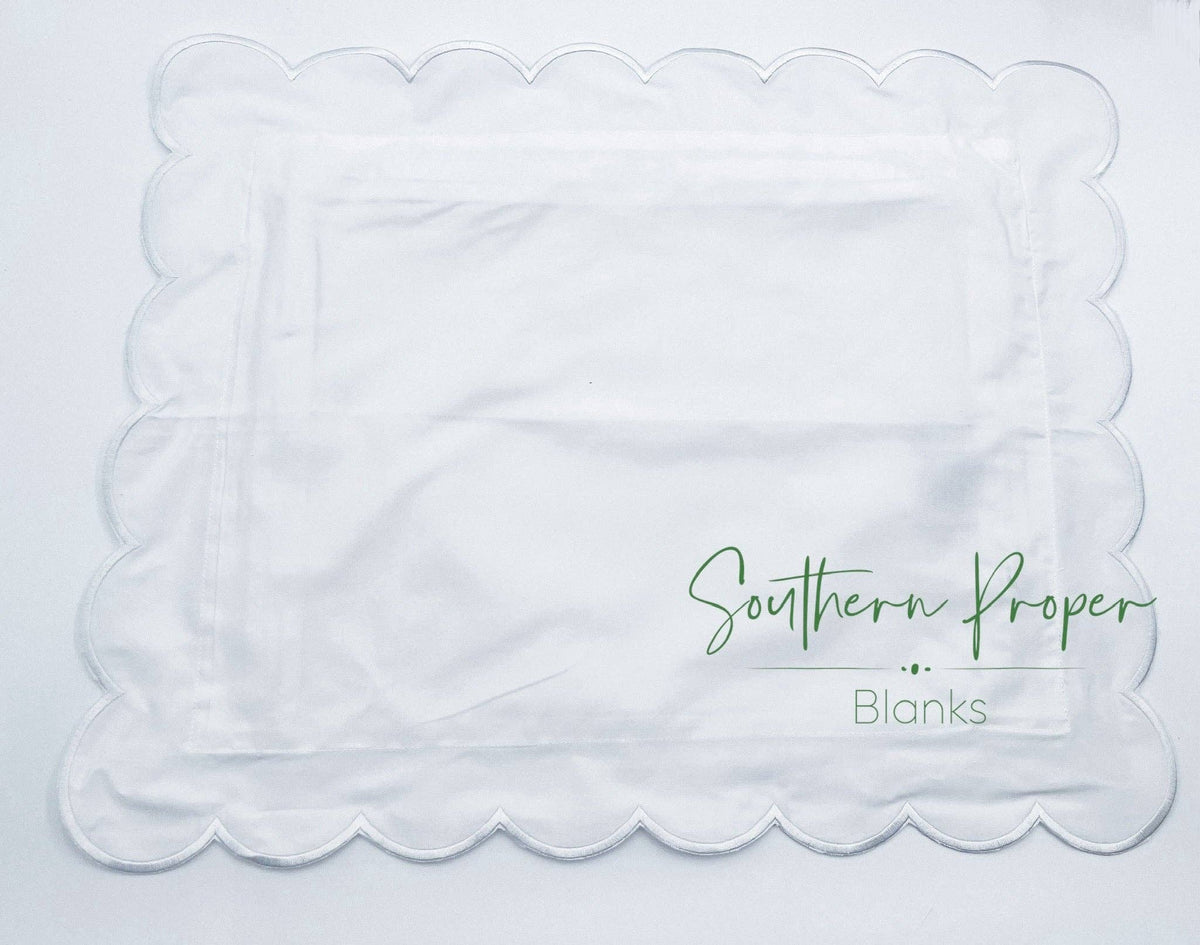 Pillowcase - Scalloped edge