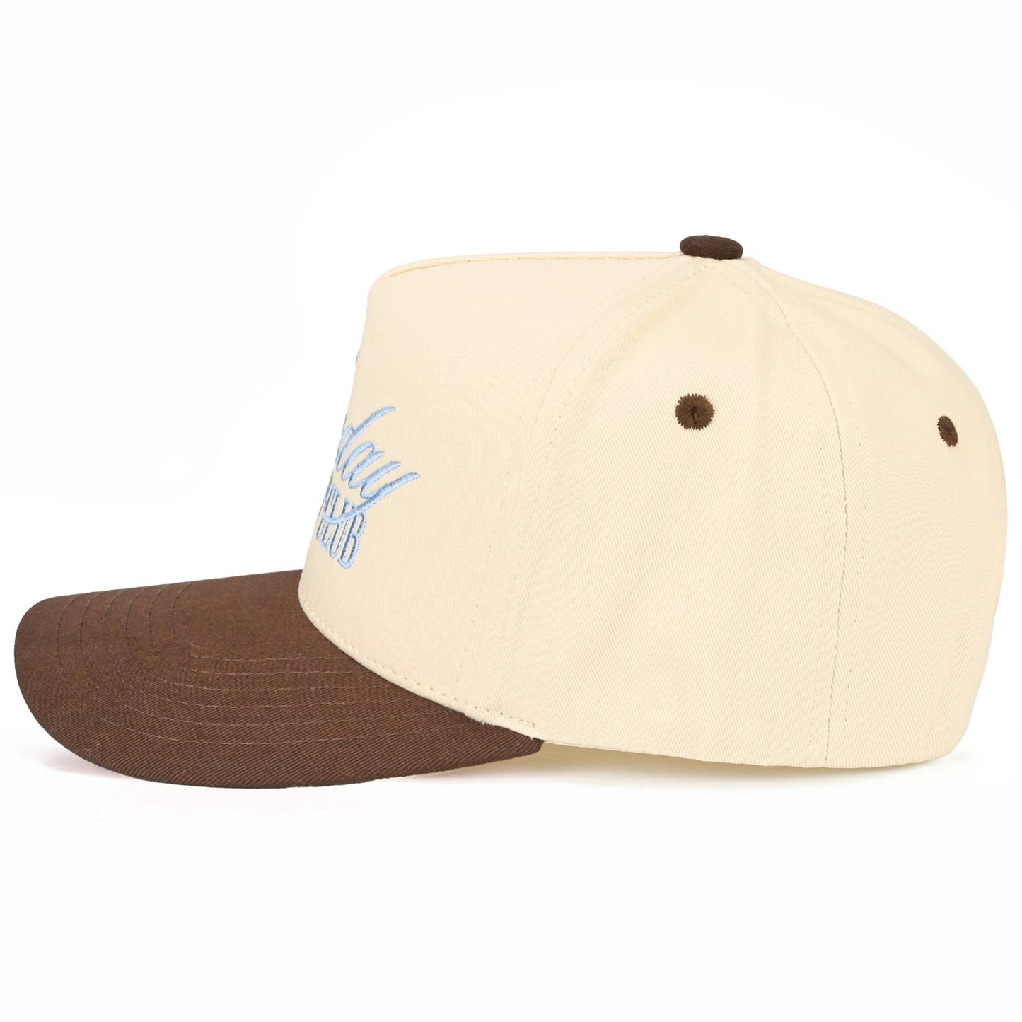 C.C SUNDAY WORSHIP CLUB Letter on Two Tone Trucker Hat