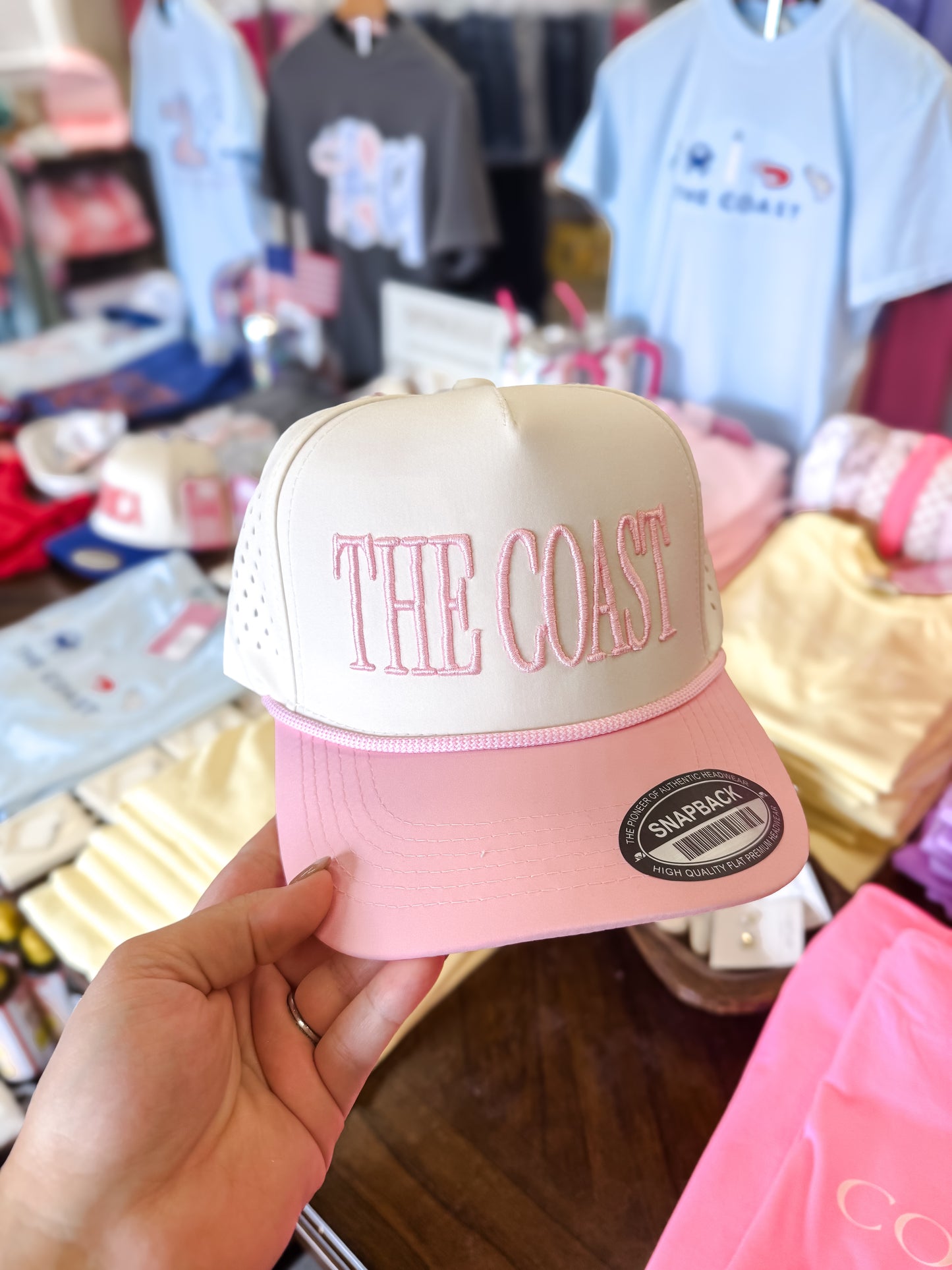 The Coast Embroidered Rope Hat