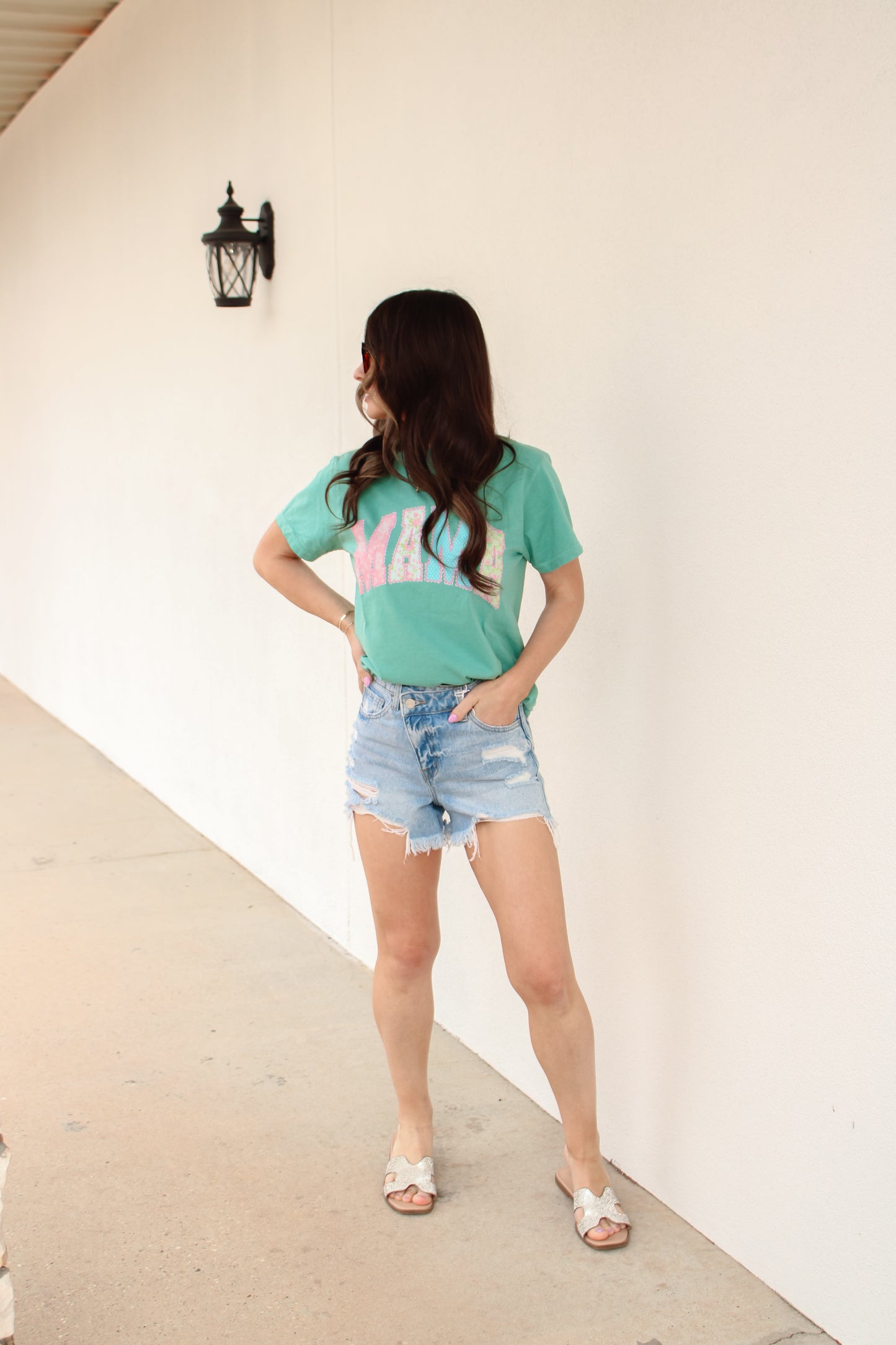 Lace & Floral Mama Tee
