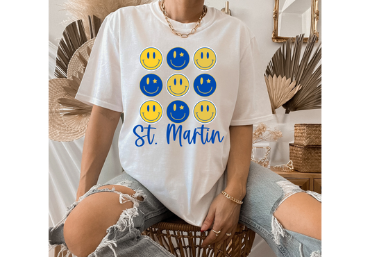 St. Martin Smiley Tee