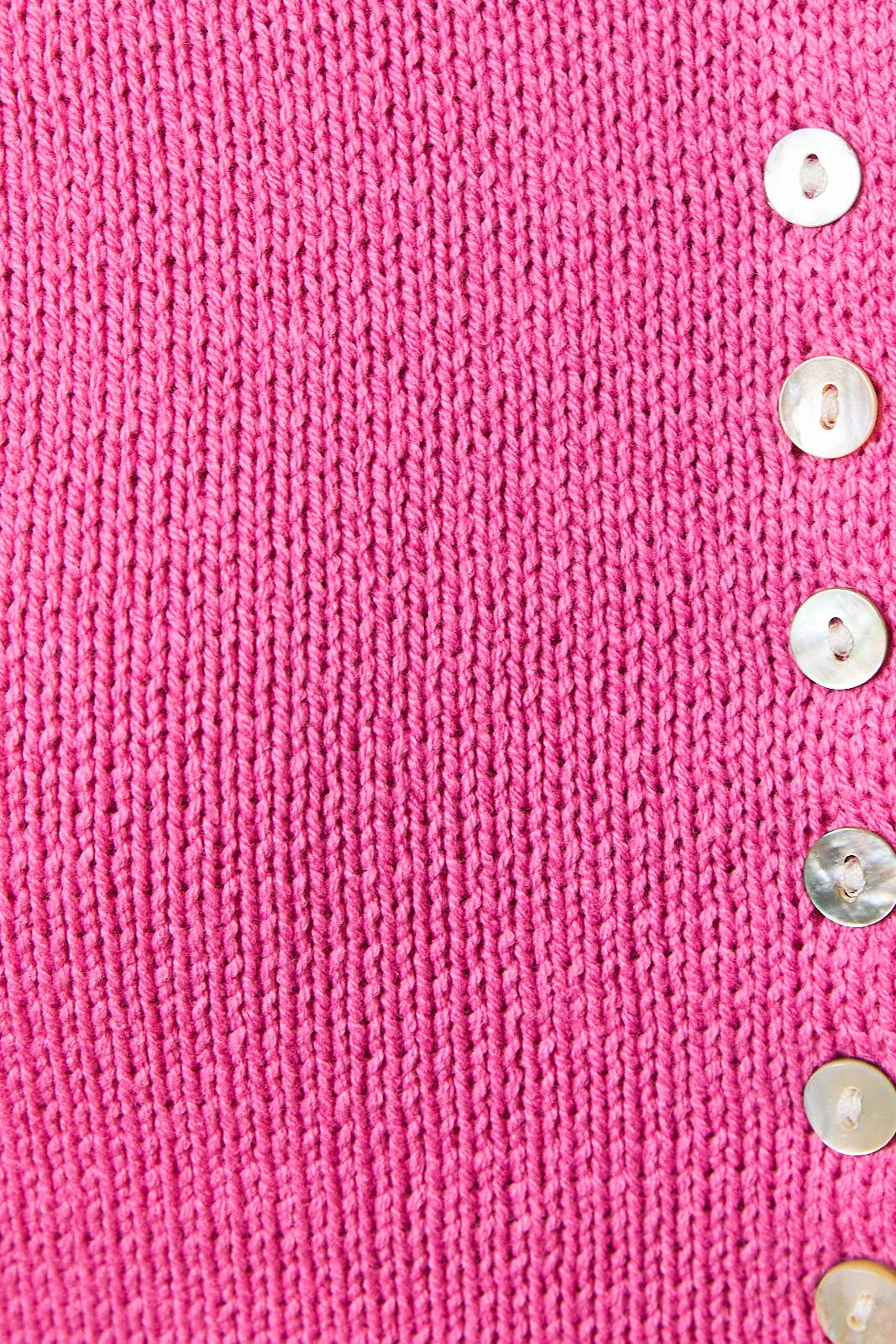 CAP SLEEVE ROUND NECK BUTTON DOWN SWEATER TOP