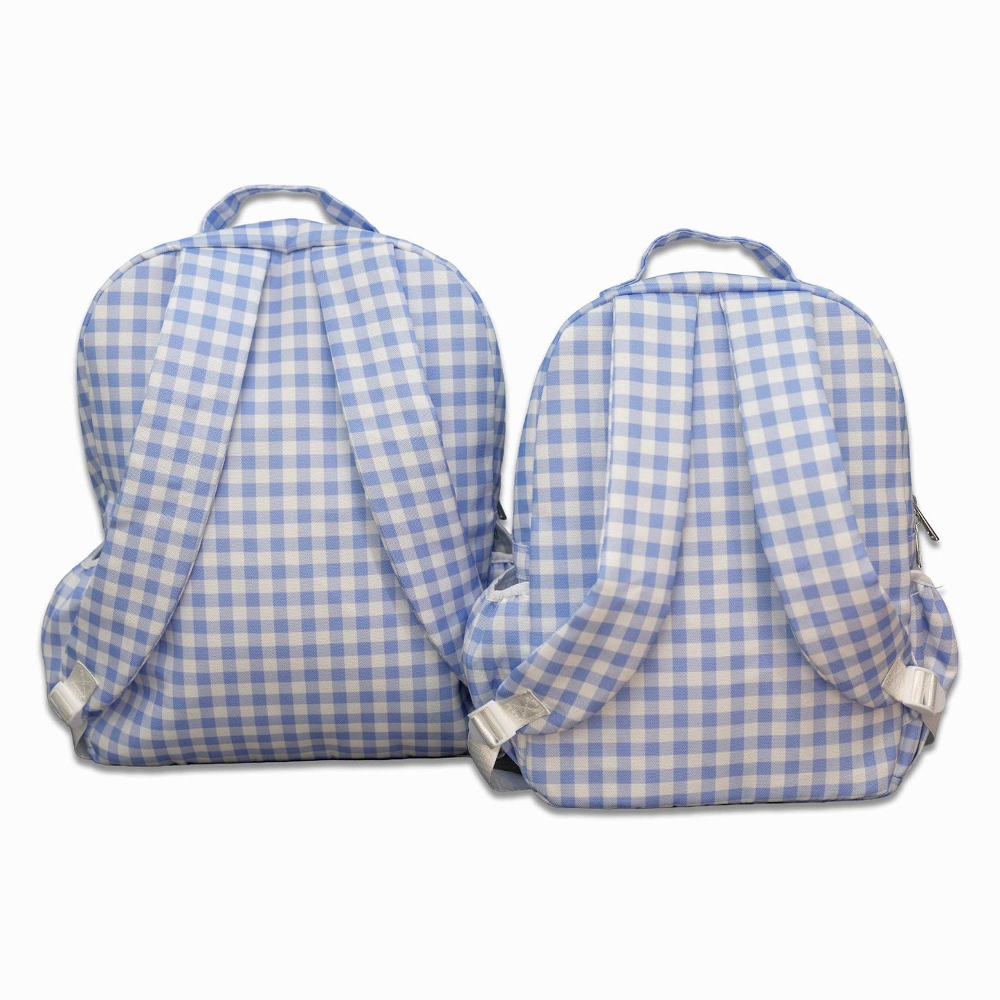 Boys Backpack - Blue Gingham