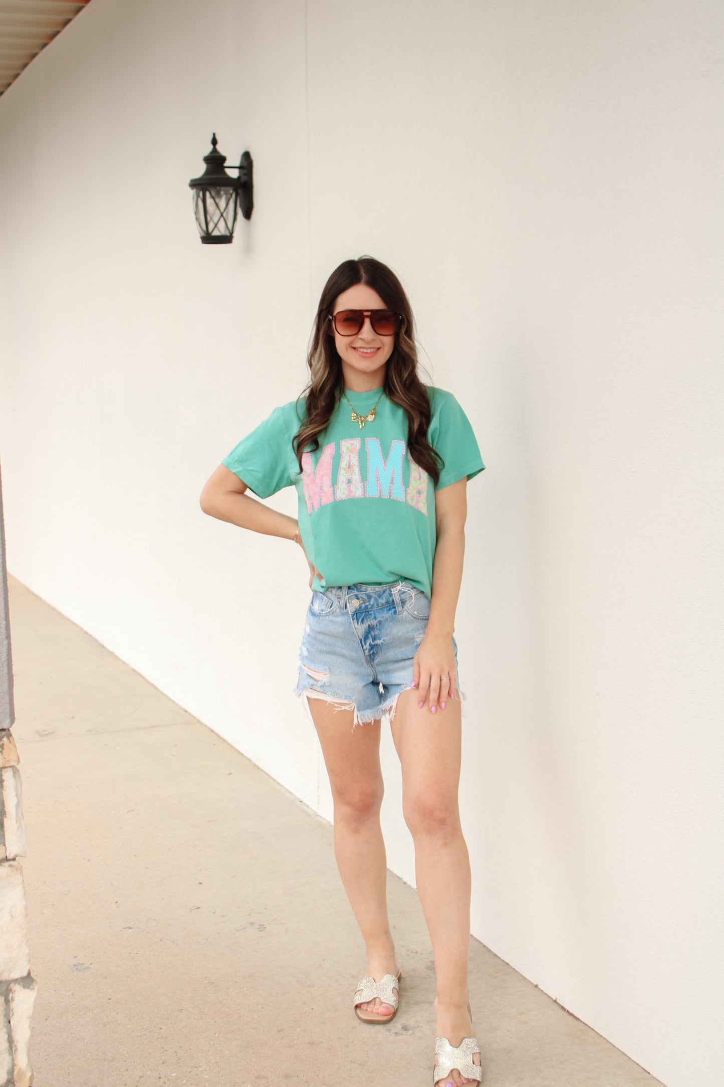 Lace & Floral Mama Tee