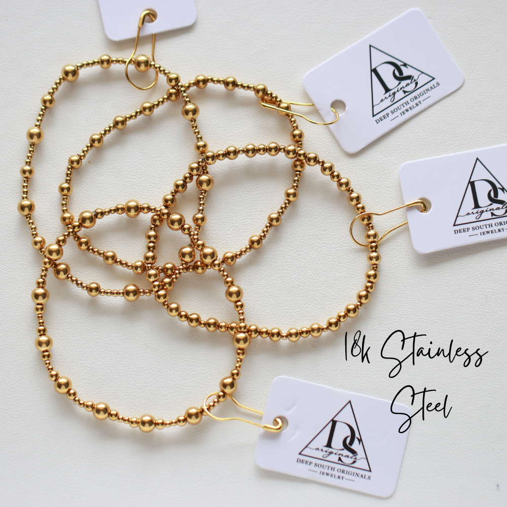 Charlie Bracelet ~ 18k GP Stainless Steel