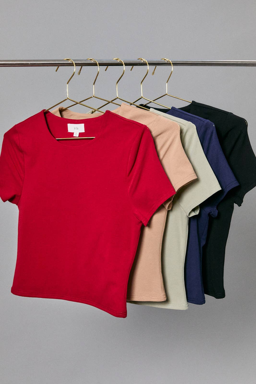DOUBLE LINED SHORT SLEEVE BABY TEE