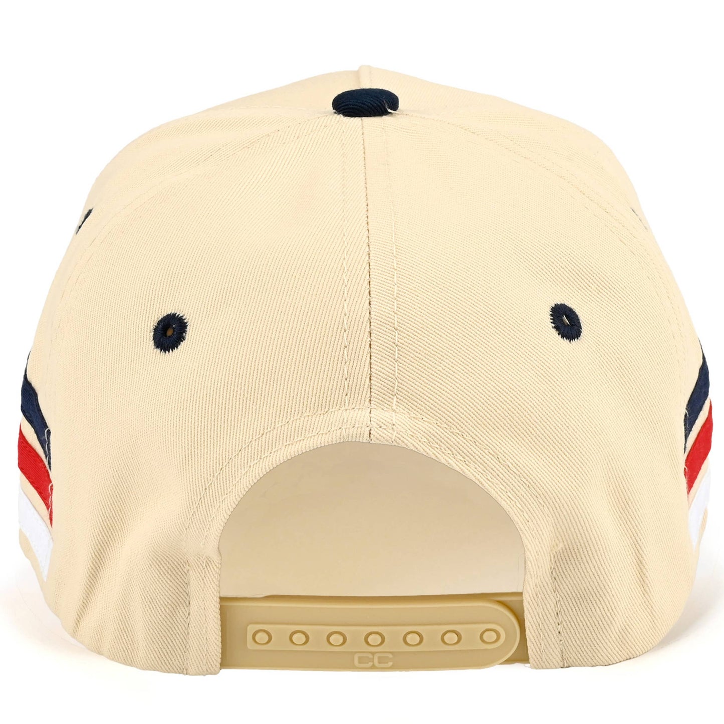 C.C 3 Lines Flag Letter on Two Tone Trucker Hat