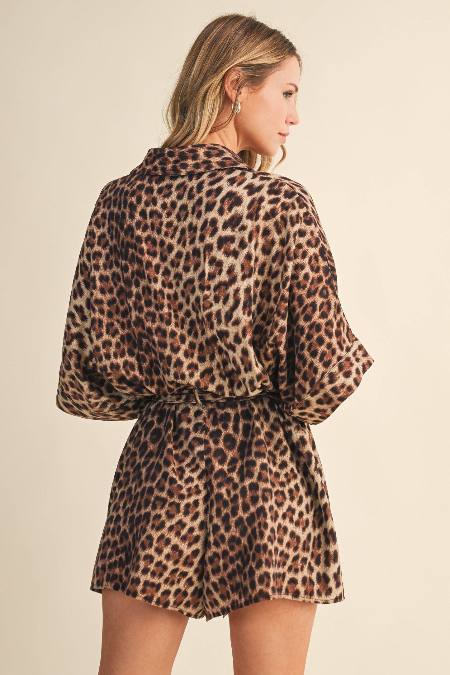 Leopard Print Romper