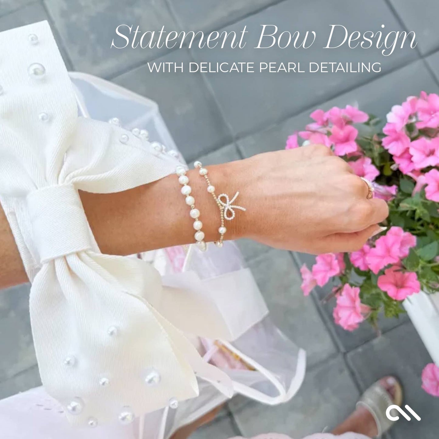 Special Edition Bow Ivory Pearl Beach Jelly Tote