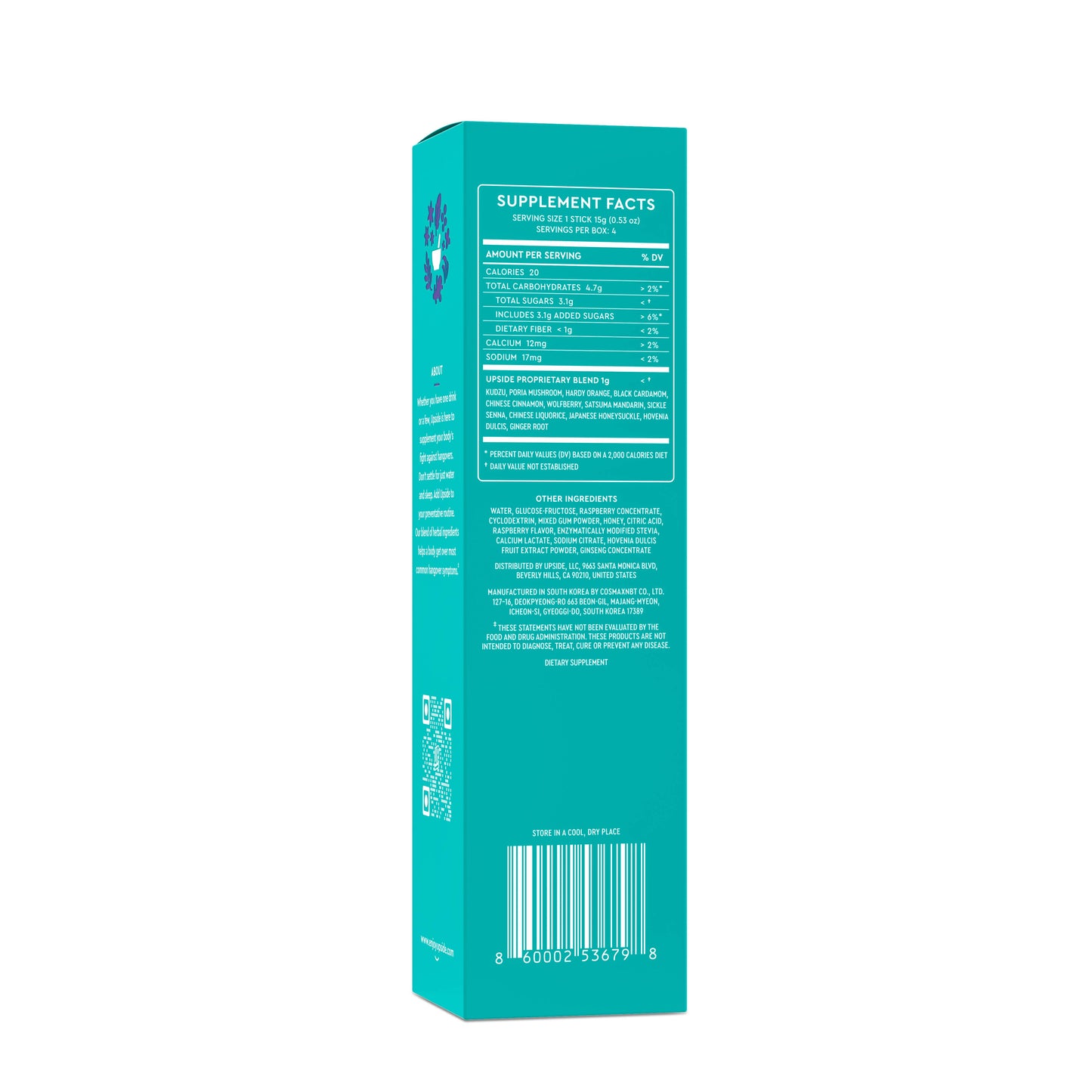 UPSIDE Before Drinking Hangover Sticks - Date Night (4-Pack)