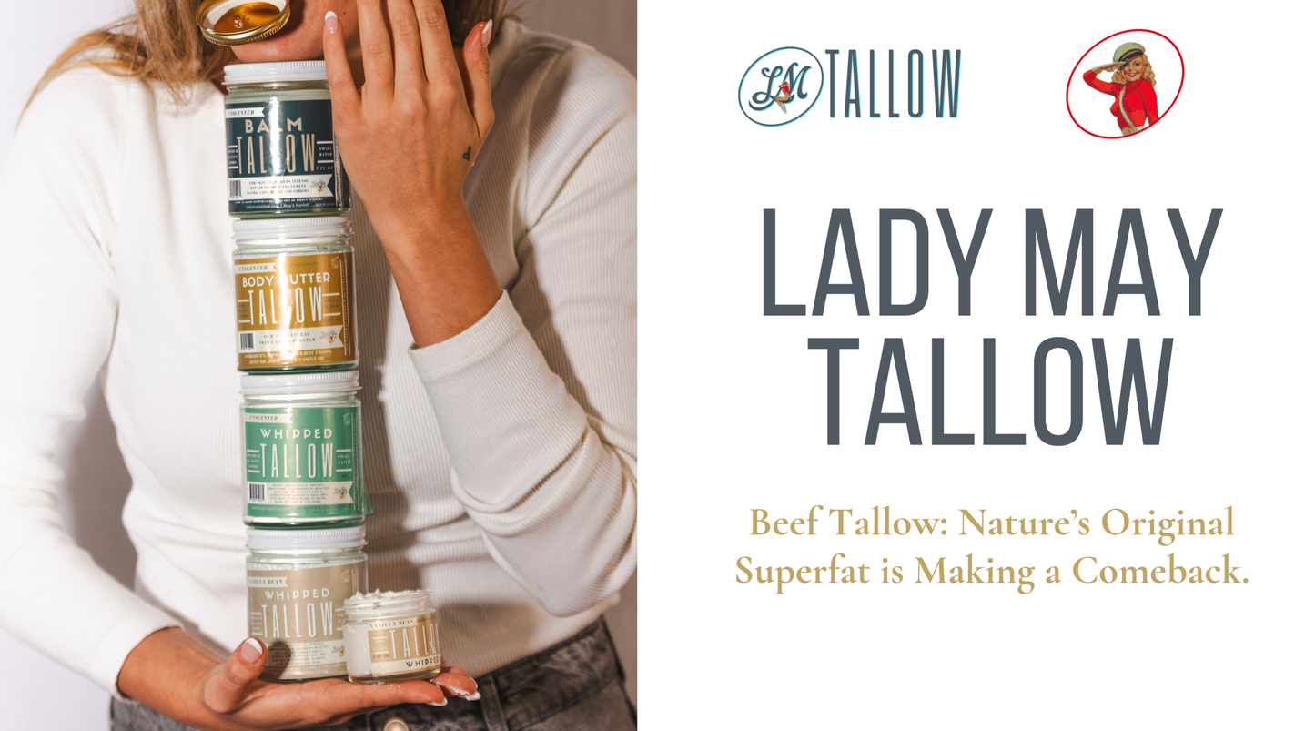 Vanilla Whipped Tallow Moisturizer | 100% Natural Skincare