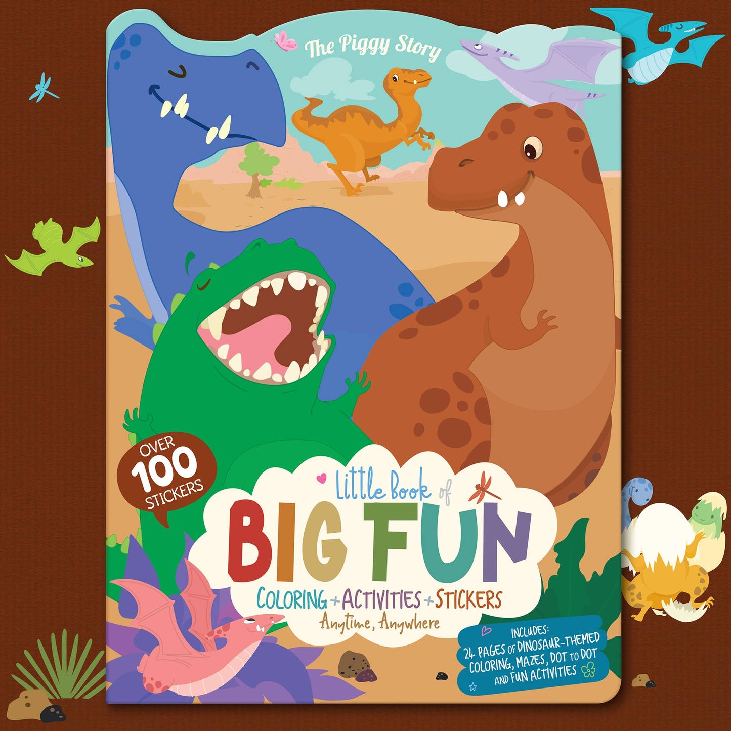 Dinosaur World Easter Basket Gift Pack for Kids