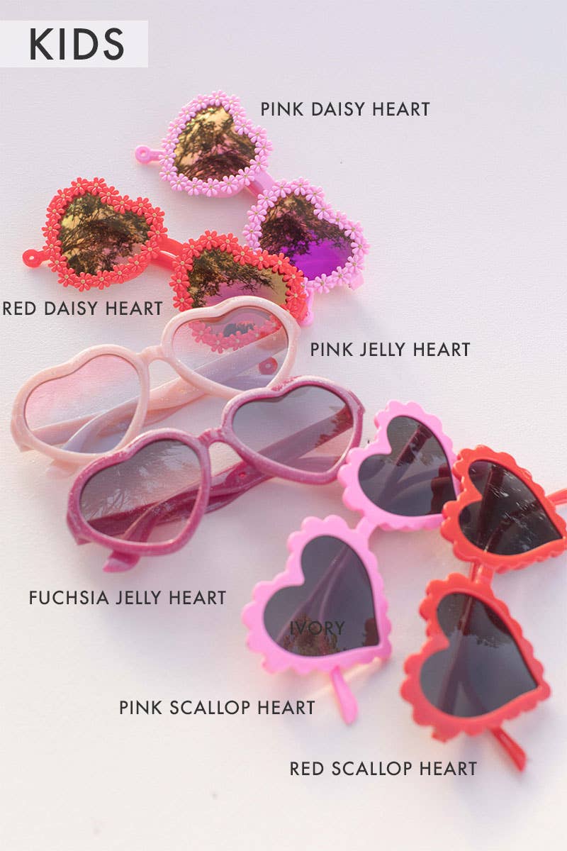 Kids Heart Sunglasses
