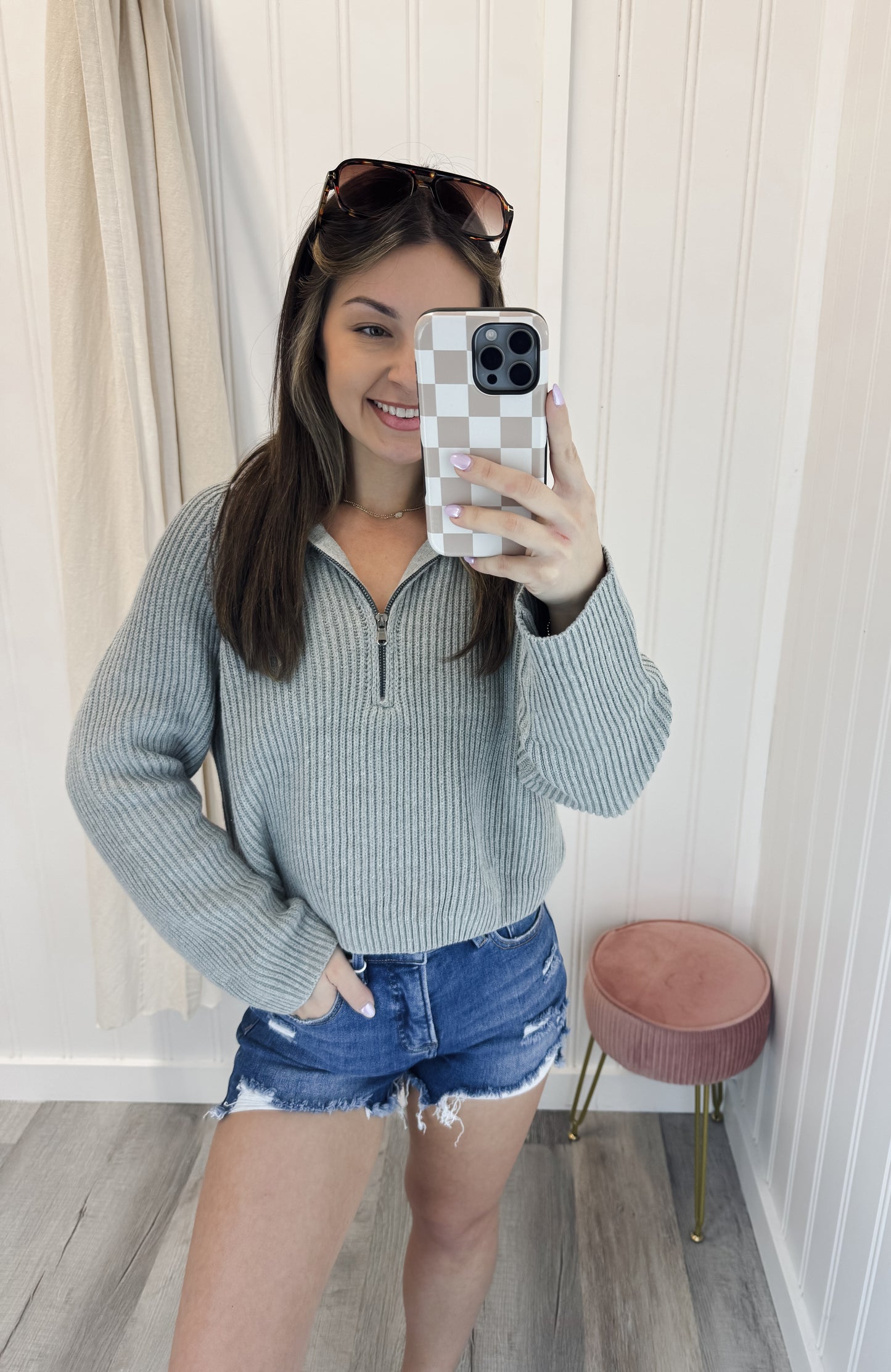 Debbie Half-Zip Sweater