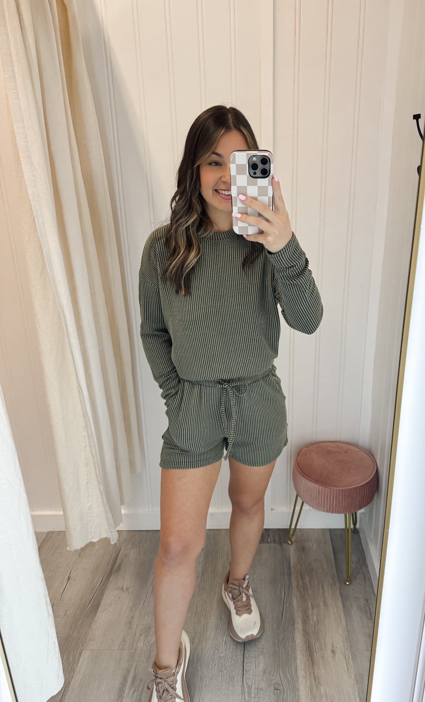 Ribbed Long Sleeve Set