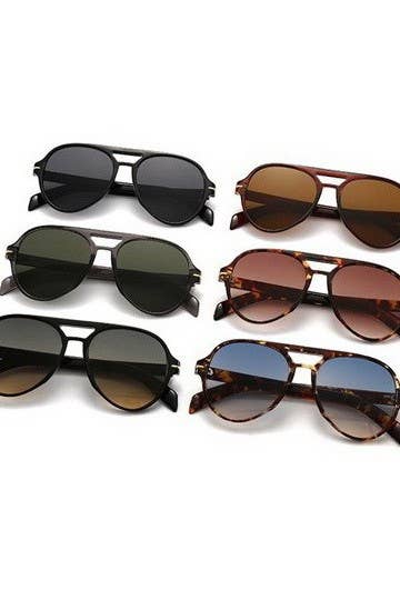 AVIATION ACETATE ASSORTED SUNGLASSES