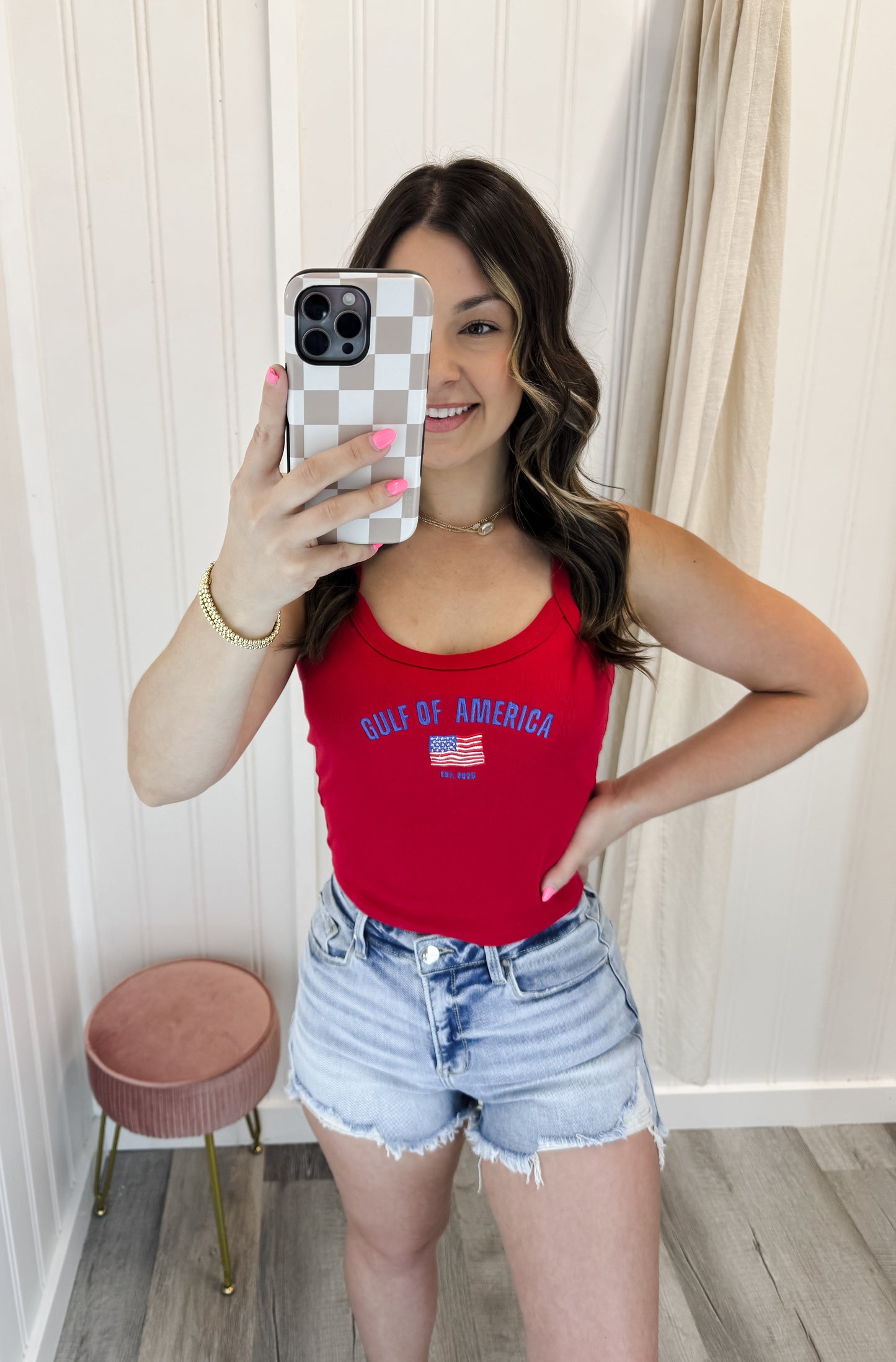 Gulf of America Cropped Tank/Tee