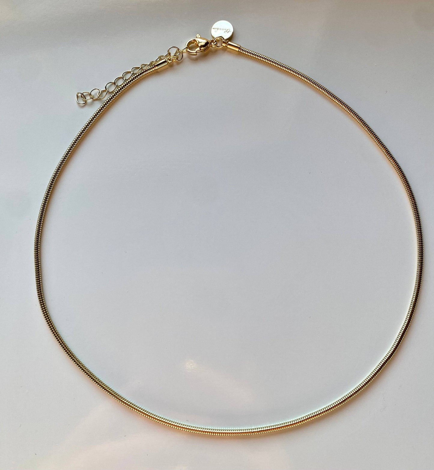Sophia Snake Chain Necklace (Threader Chain for Charms) 