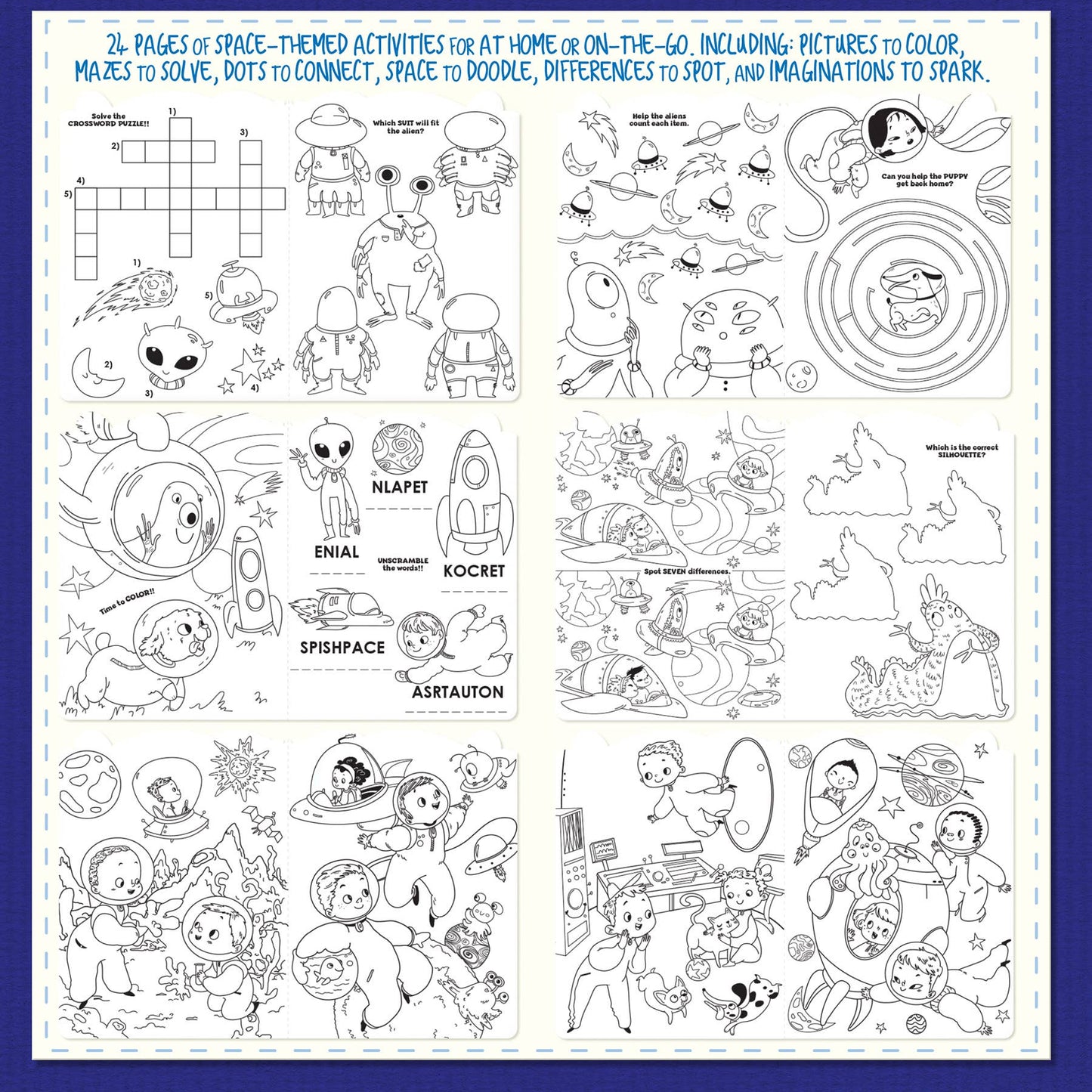 Travel Play Pack Activity Pack | Space Adventure