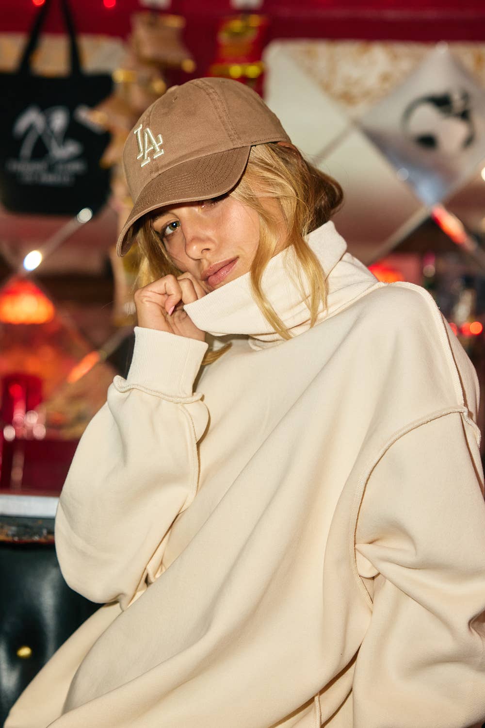 Solid Reversible Mock Neck Sweatshirt