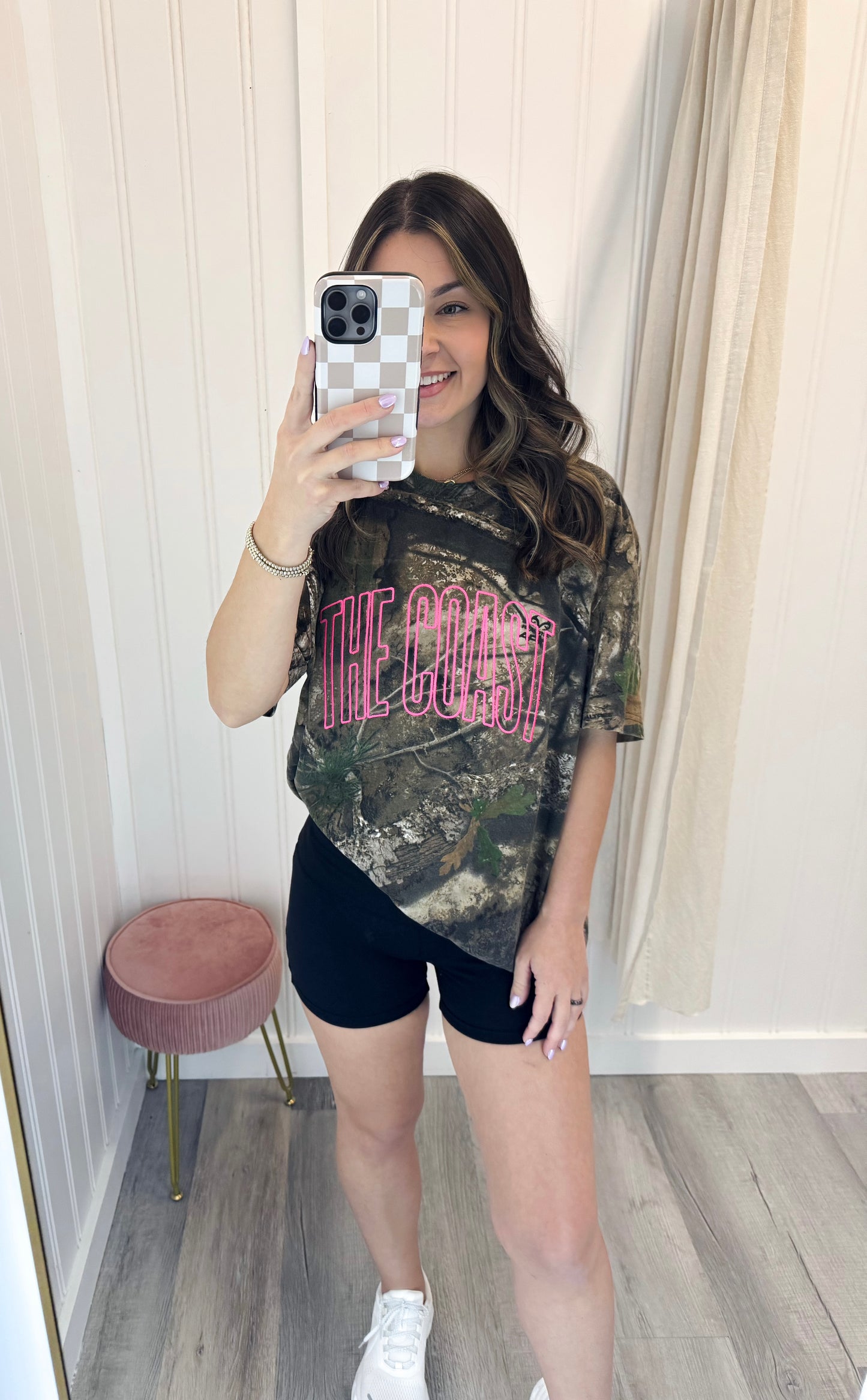 The Coast Camo Embroidered Tee