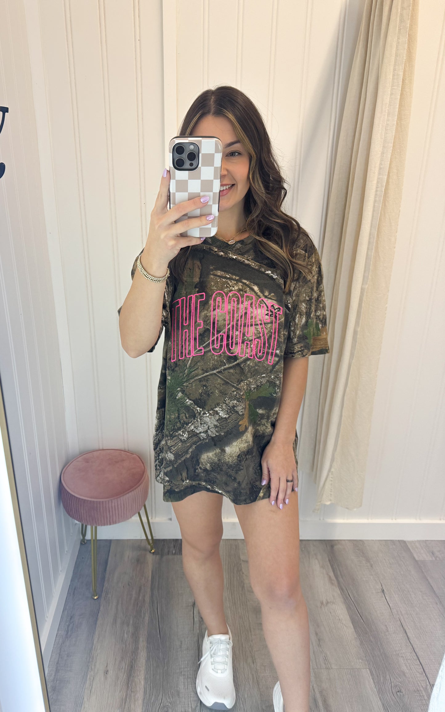 The Coast Camo Embroidered Tee