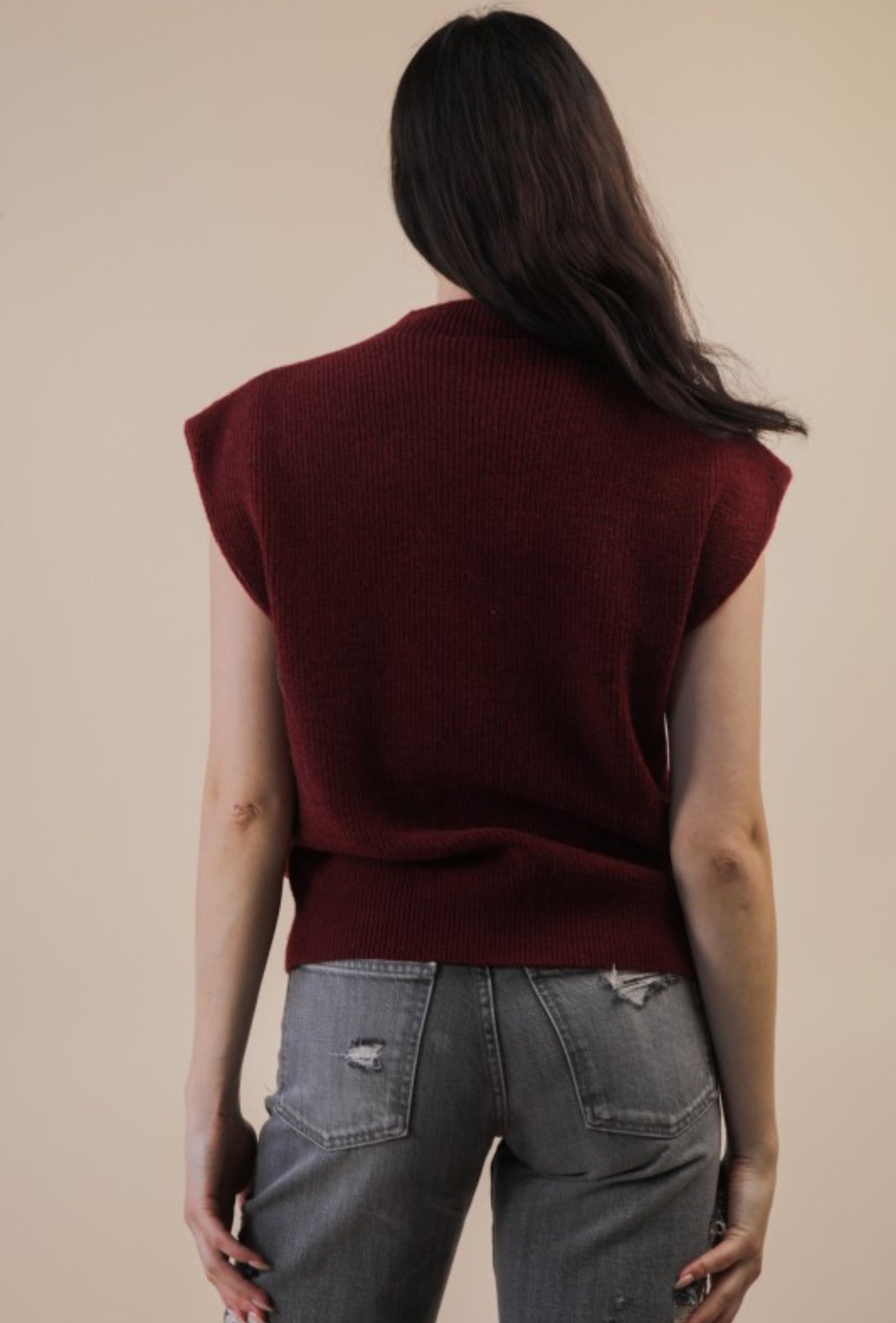 Soft Knit Sweater Vest