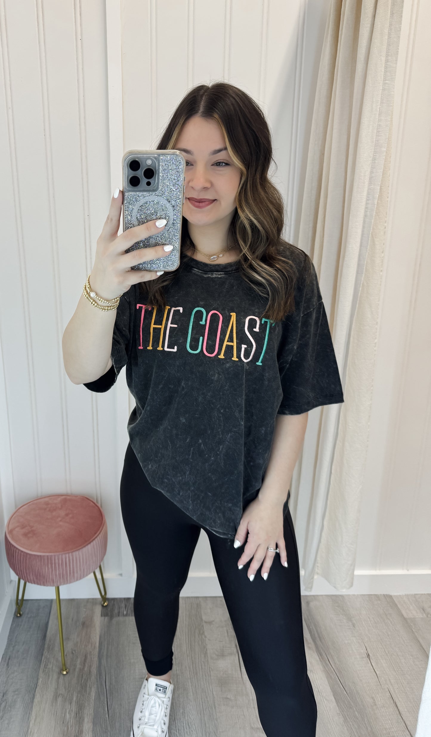 The Coast Embroidered Tee