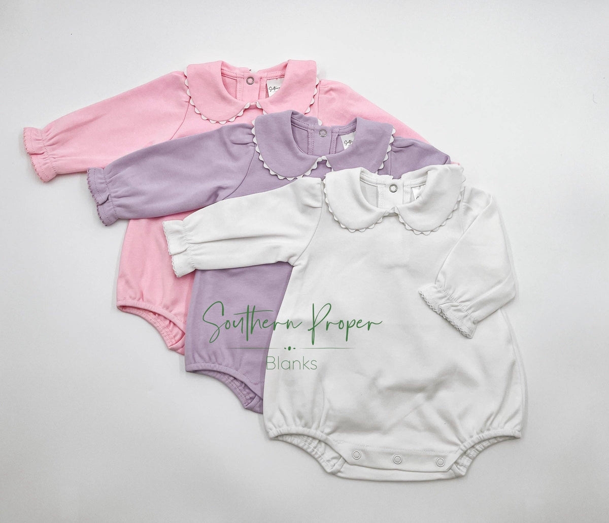 Bubble - Scalloped Collared LS