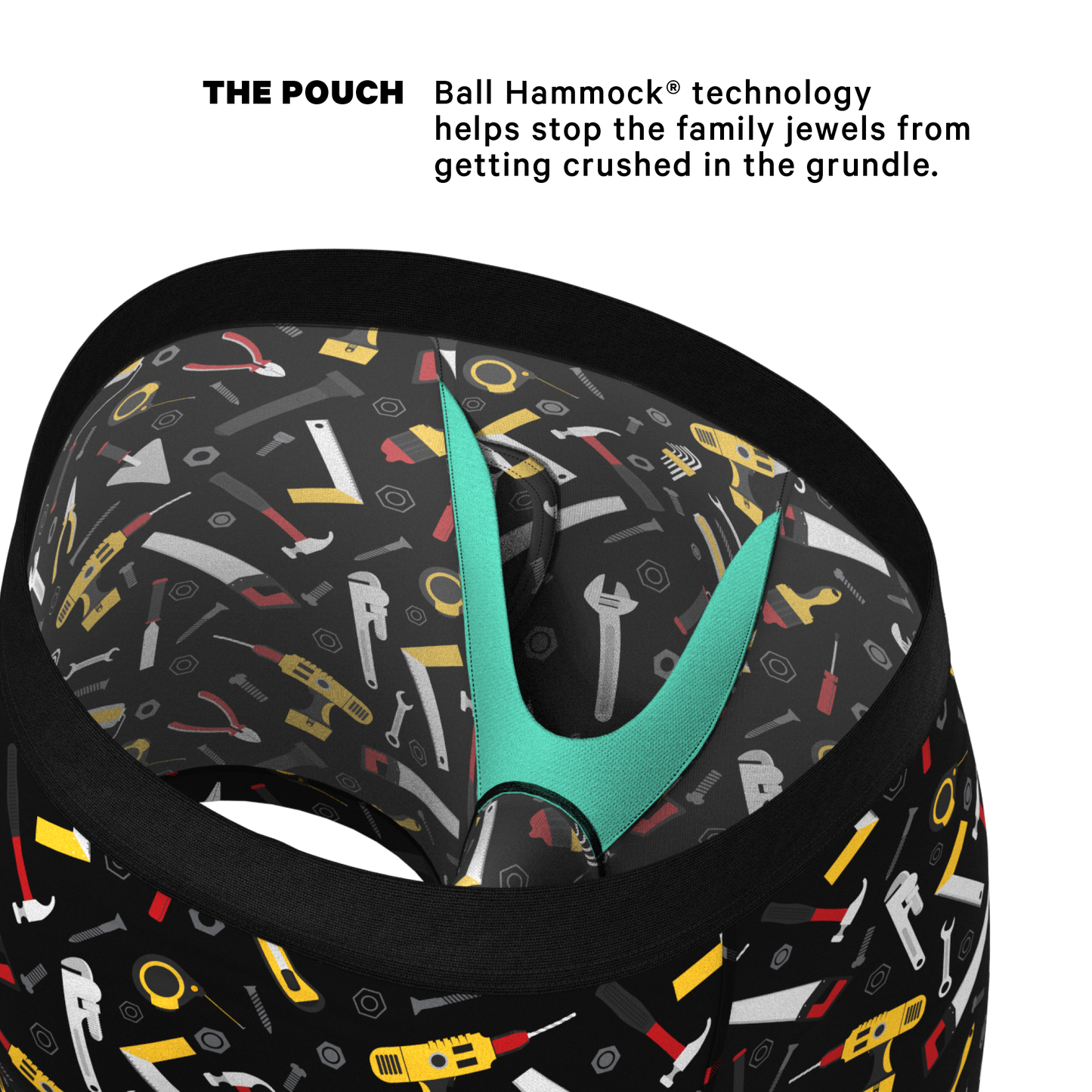 The Tool Belt | Hammer Ball Hammock® Pouch Underwear Fly