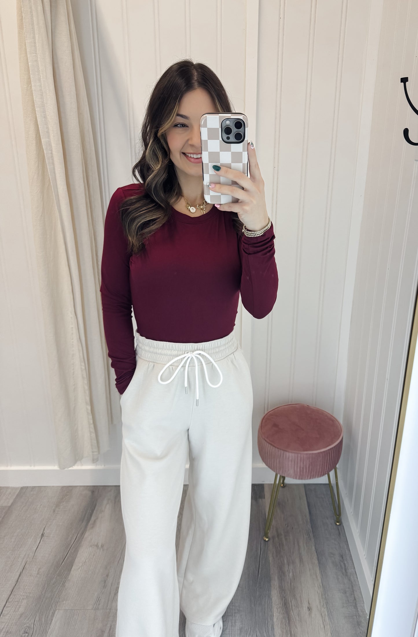 Long Sleeve Round Neck Tee